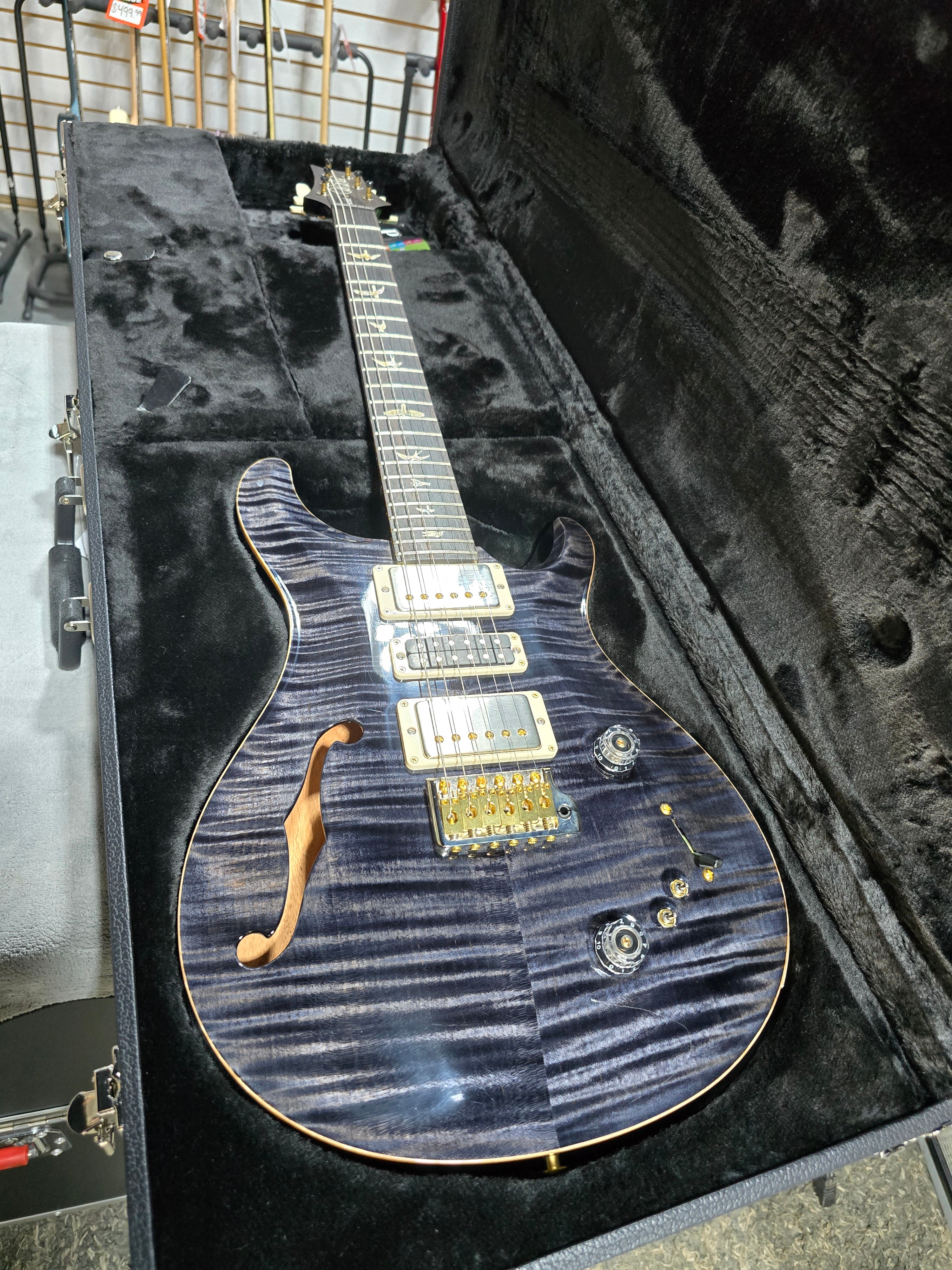 Special Semi-Hollow Electric Guitar - Gray Black, 10-Top #273 GET PLEK'D!