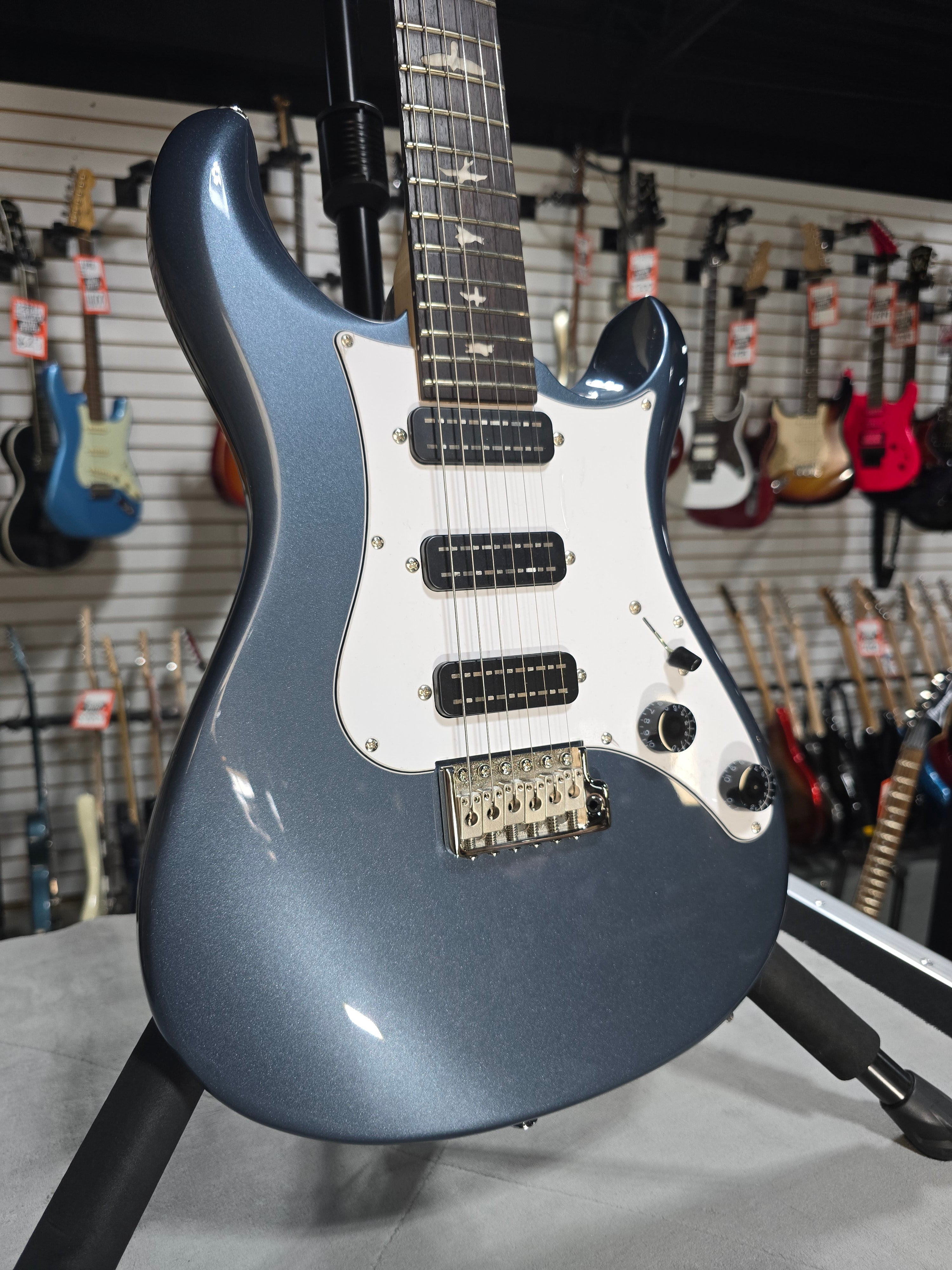 SE NF 3 Electric Guitar - Gun Metal Grey with Rosewood Fingerboard #320 GET PLEK'D!