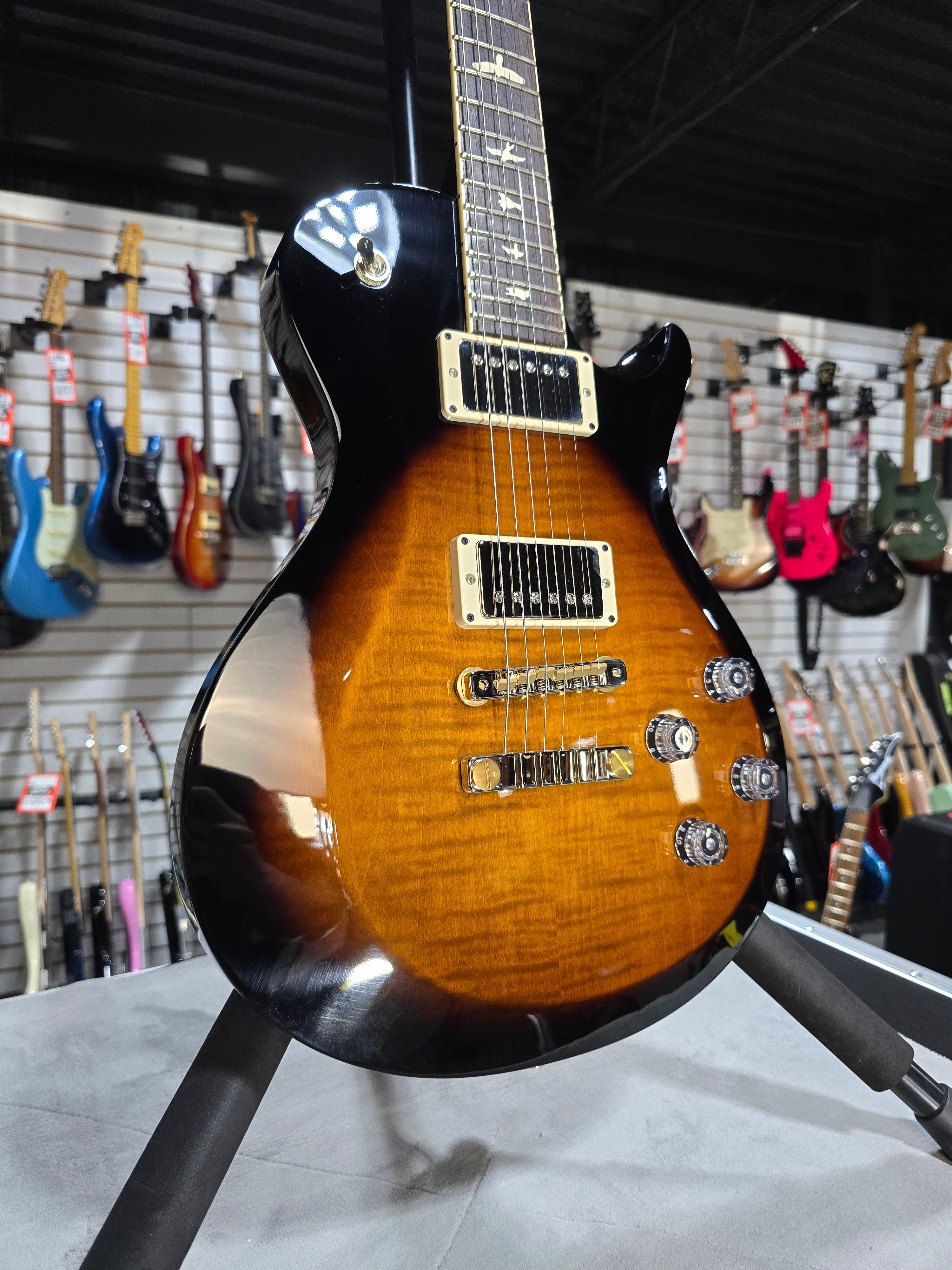 S2 Singlecut McCarty 594 Electric Guitar - Black Amber #200 GET PLEK'D!