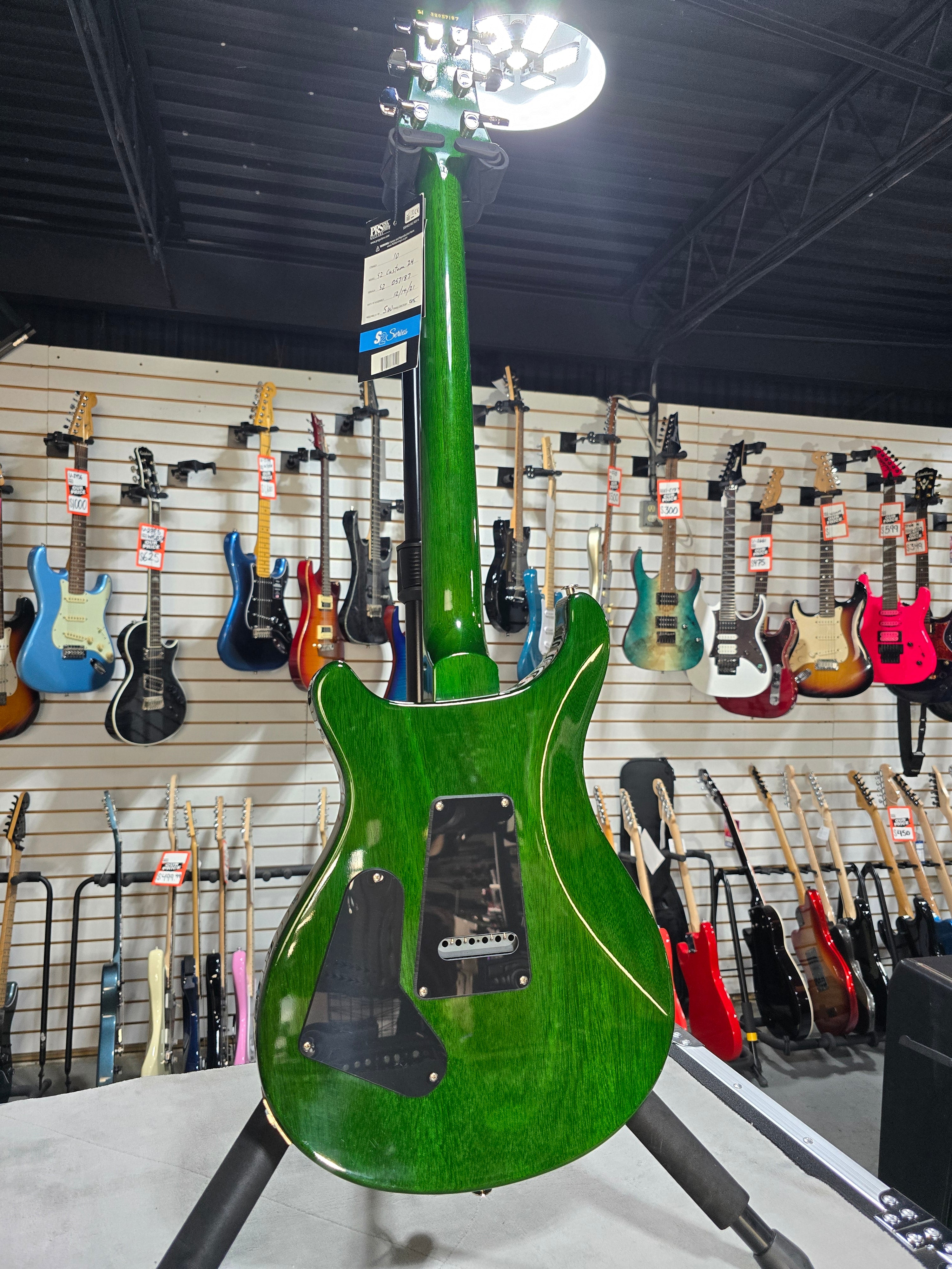 PRS S2 Custom 24 - Eriza Verde w/Gig Bag & PLEK*D #187