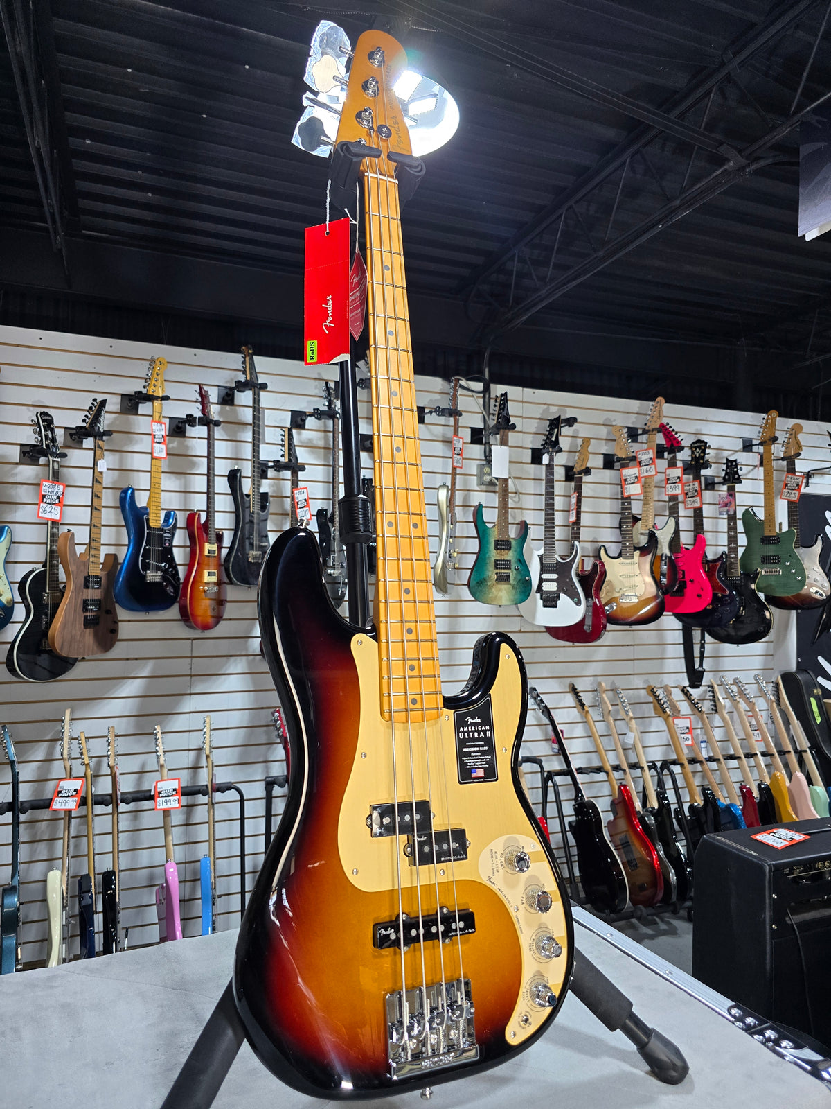 American Ultra II Precision Bass Ultraburst