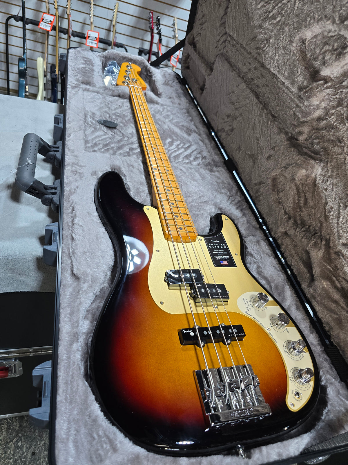 tobacco burst p bass American Ultra II Precision Bass Ultraburst