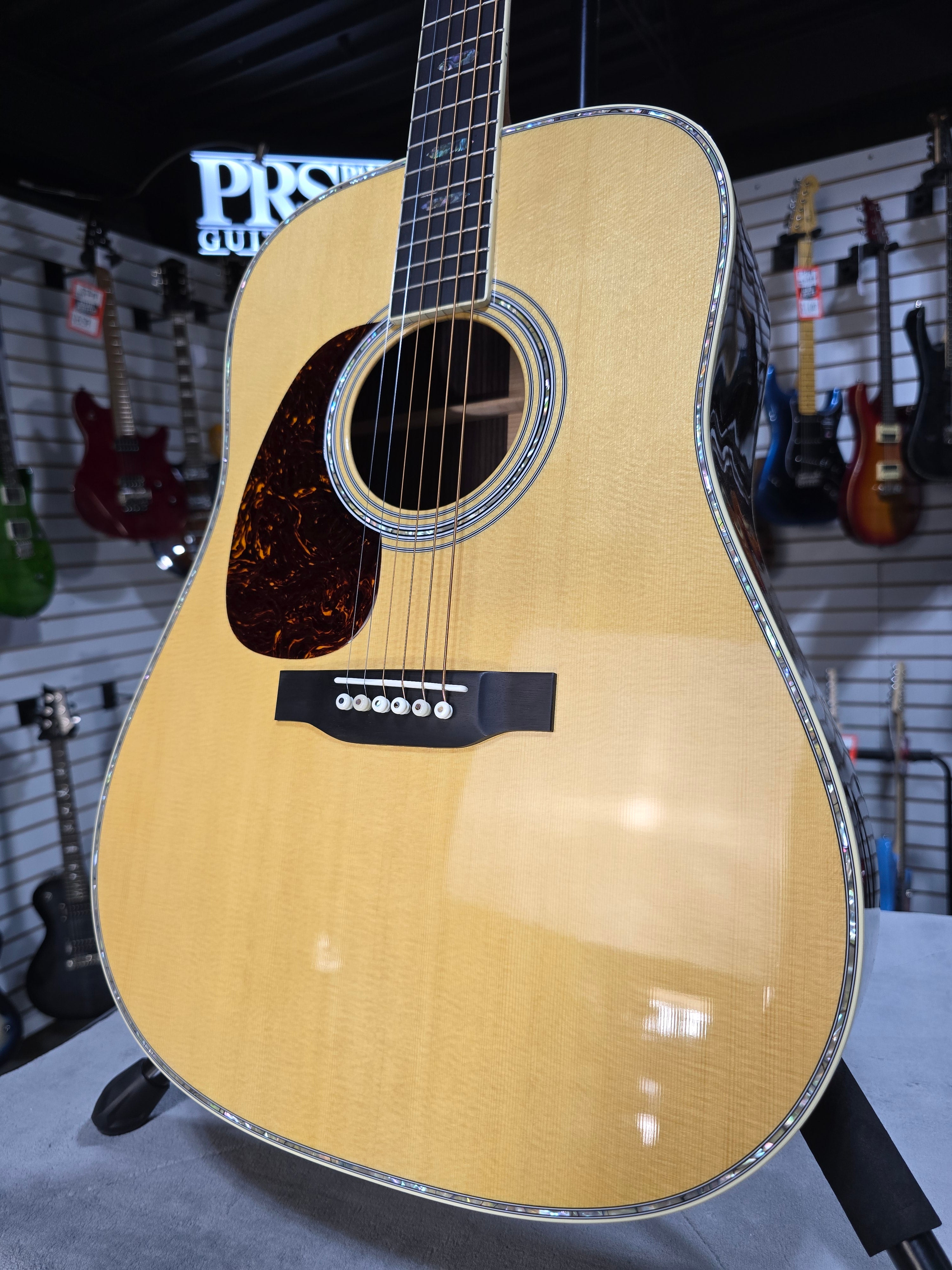 NEW 2025 Martin D-41 Left-Handed Standard Series Acoustic Guitar - Natural Aging Toner w/OHSC & PLEK*D #510