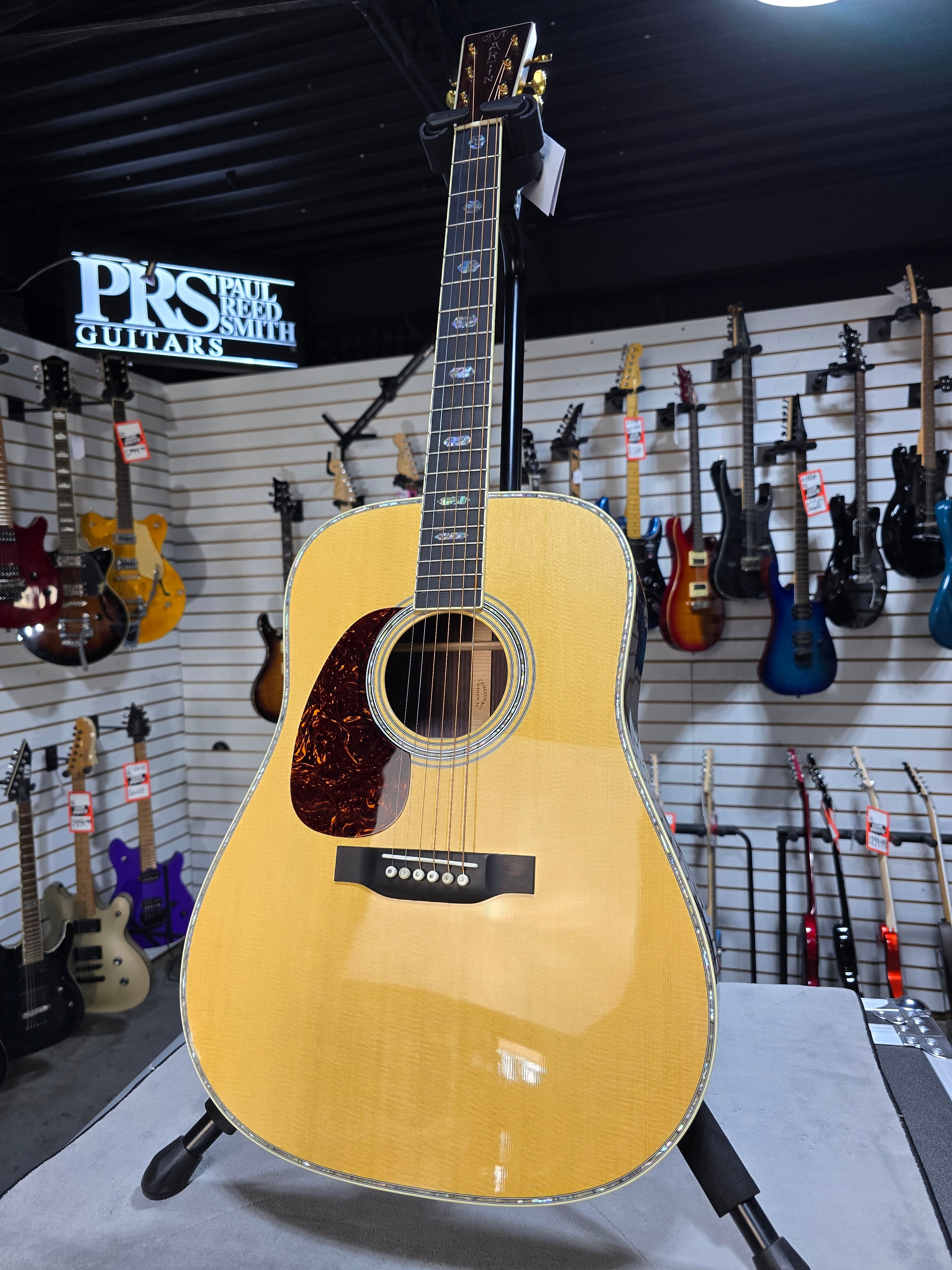 NEW 2025 Martin D-41 Left-Handed Standard Series Acoustic Guitar - Natural Aging Toner w/OHSC & PLEK*D #510