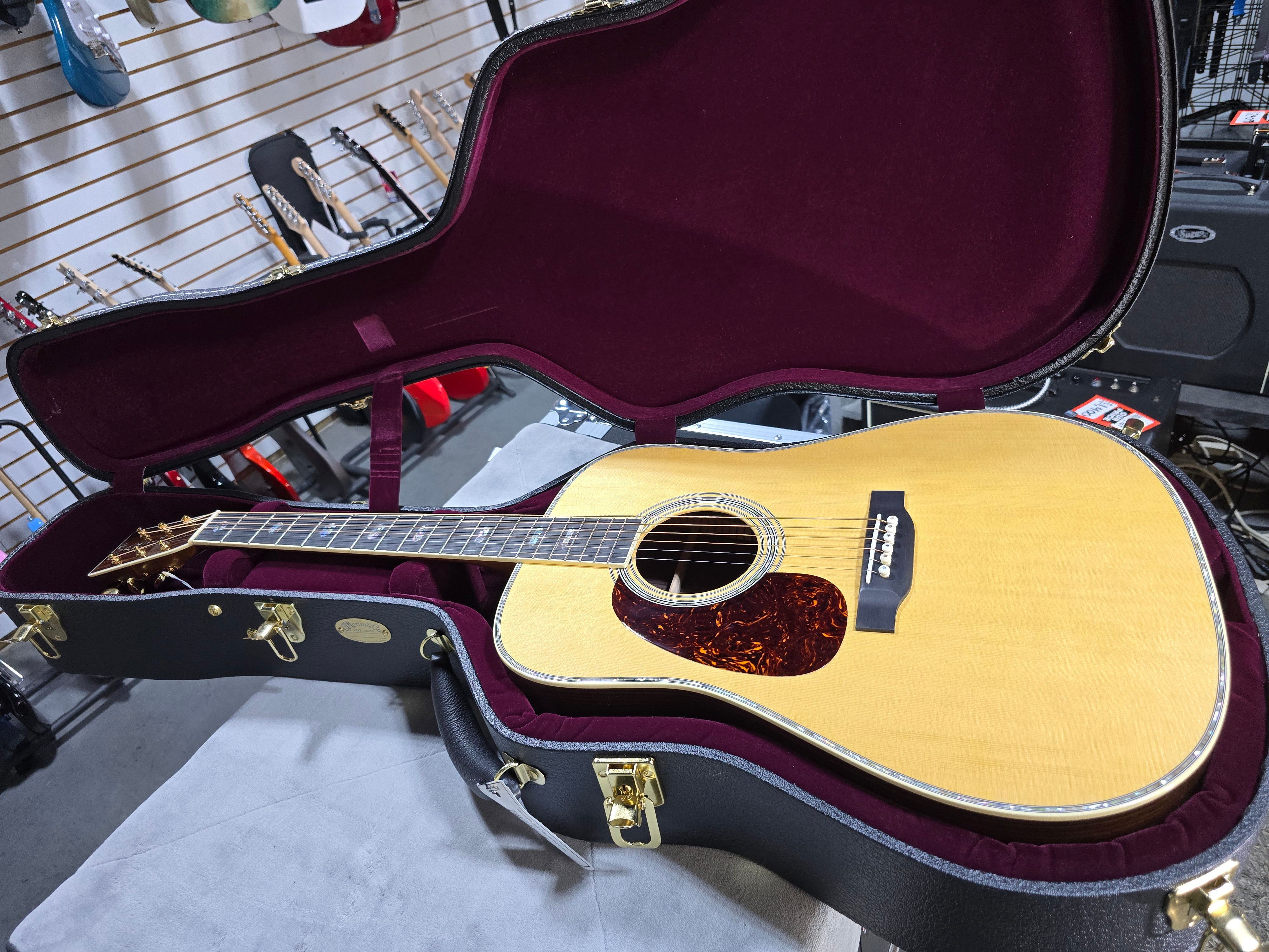 NEW 2025 Martin D-41 Left-Handed Standard Series Acoustic Guitar - Natural Aging Toner w/OHSC & PLEK*D #510