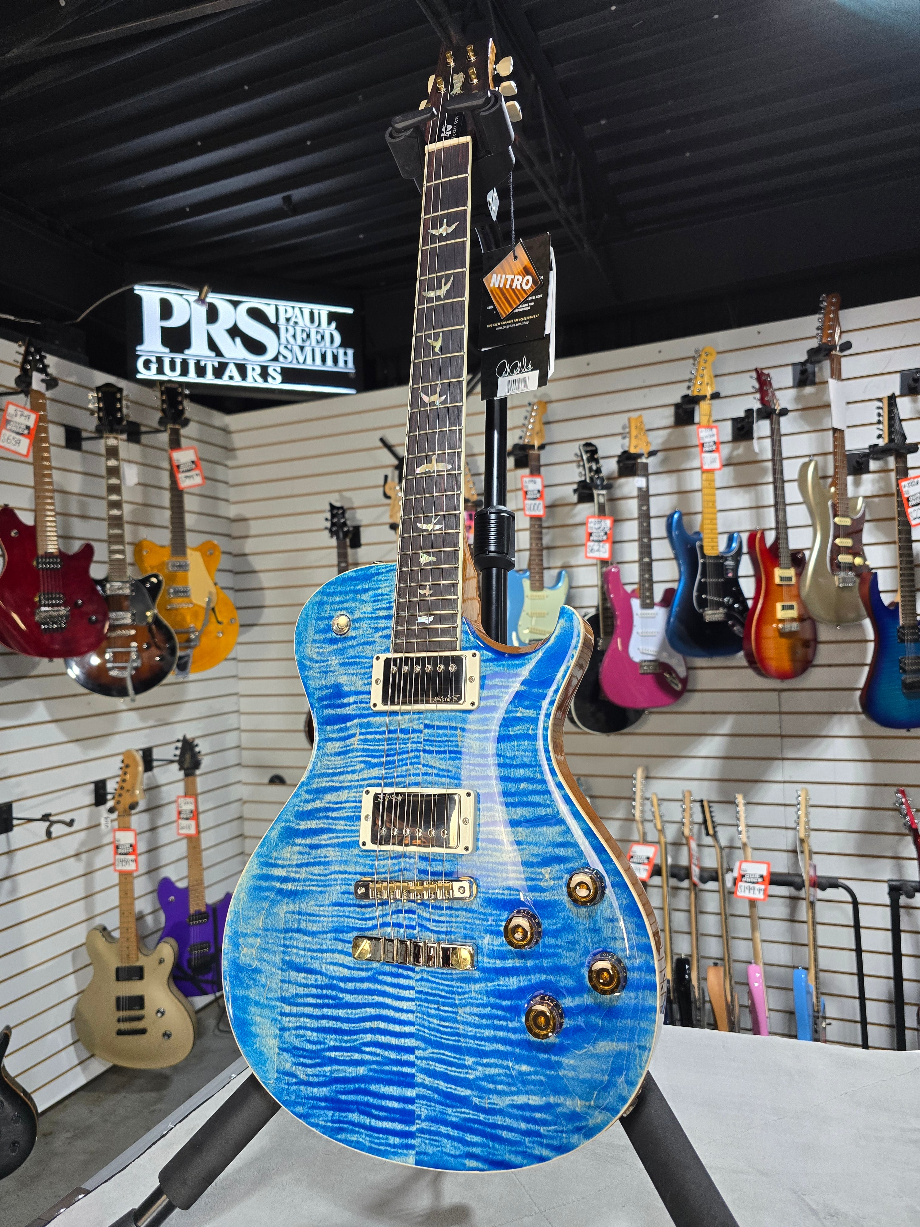 PRS McCarty SC56 - Faded Blue Jean w/ Rosewood w/OHSC & PLEK*D #560