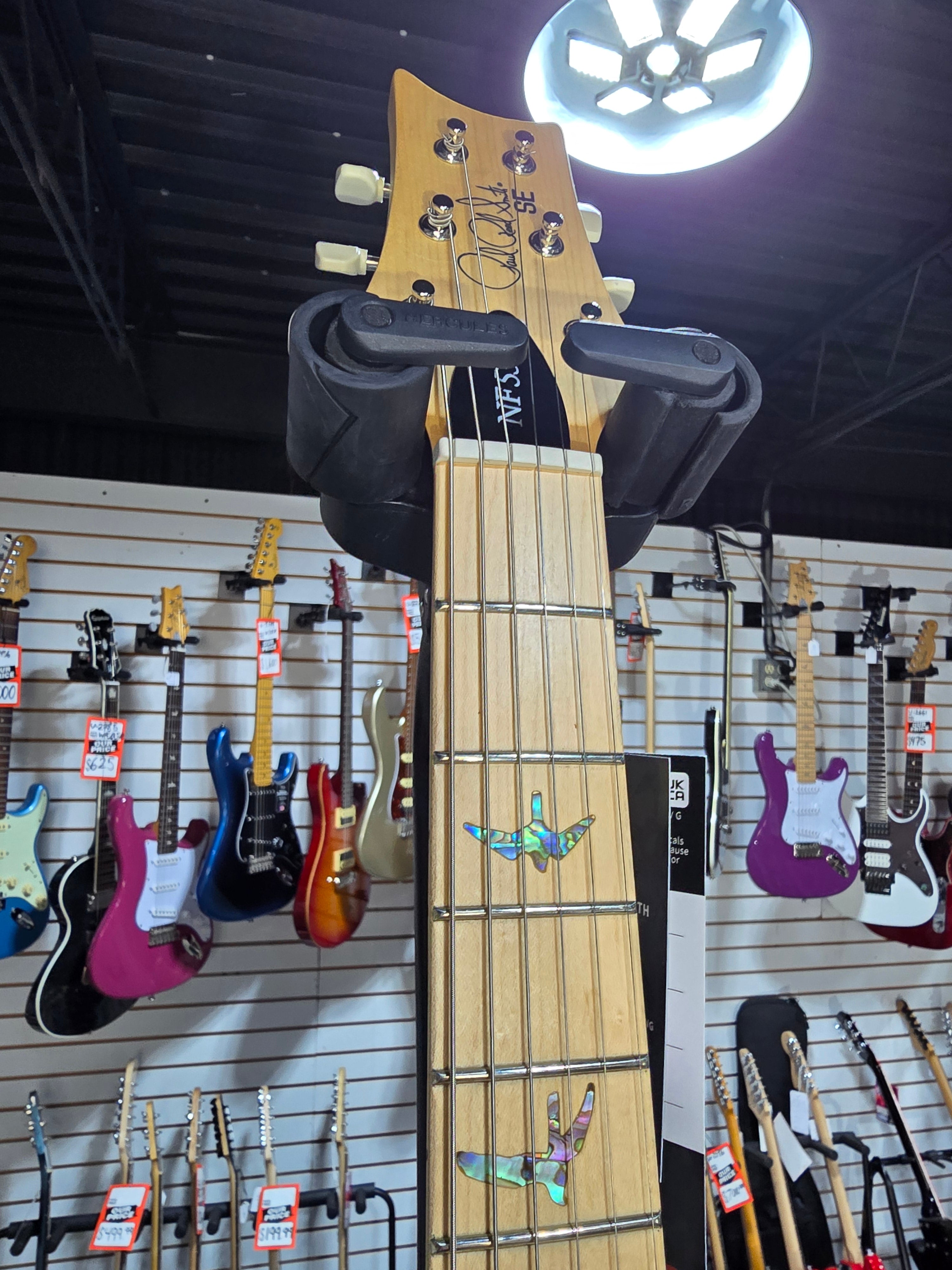 PRS SE NF 53 - White Pearl w/ Maple Fingerboard w/ Gig Bag & PLEK*D #797