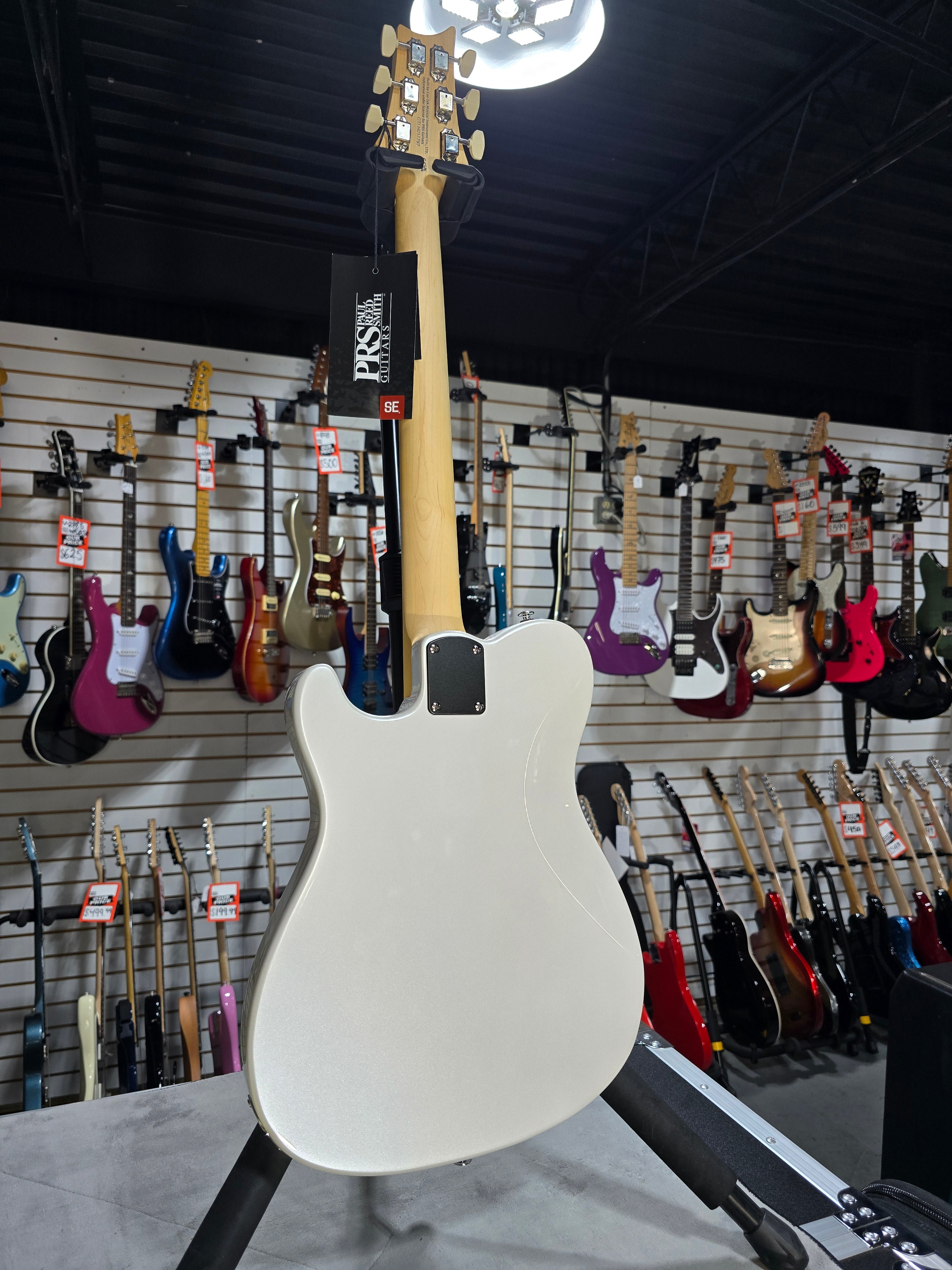 PRS SE NF 53 - White Pearl w/ Maple Fingerboard w/ Gig Bag & PLEK*D #797