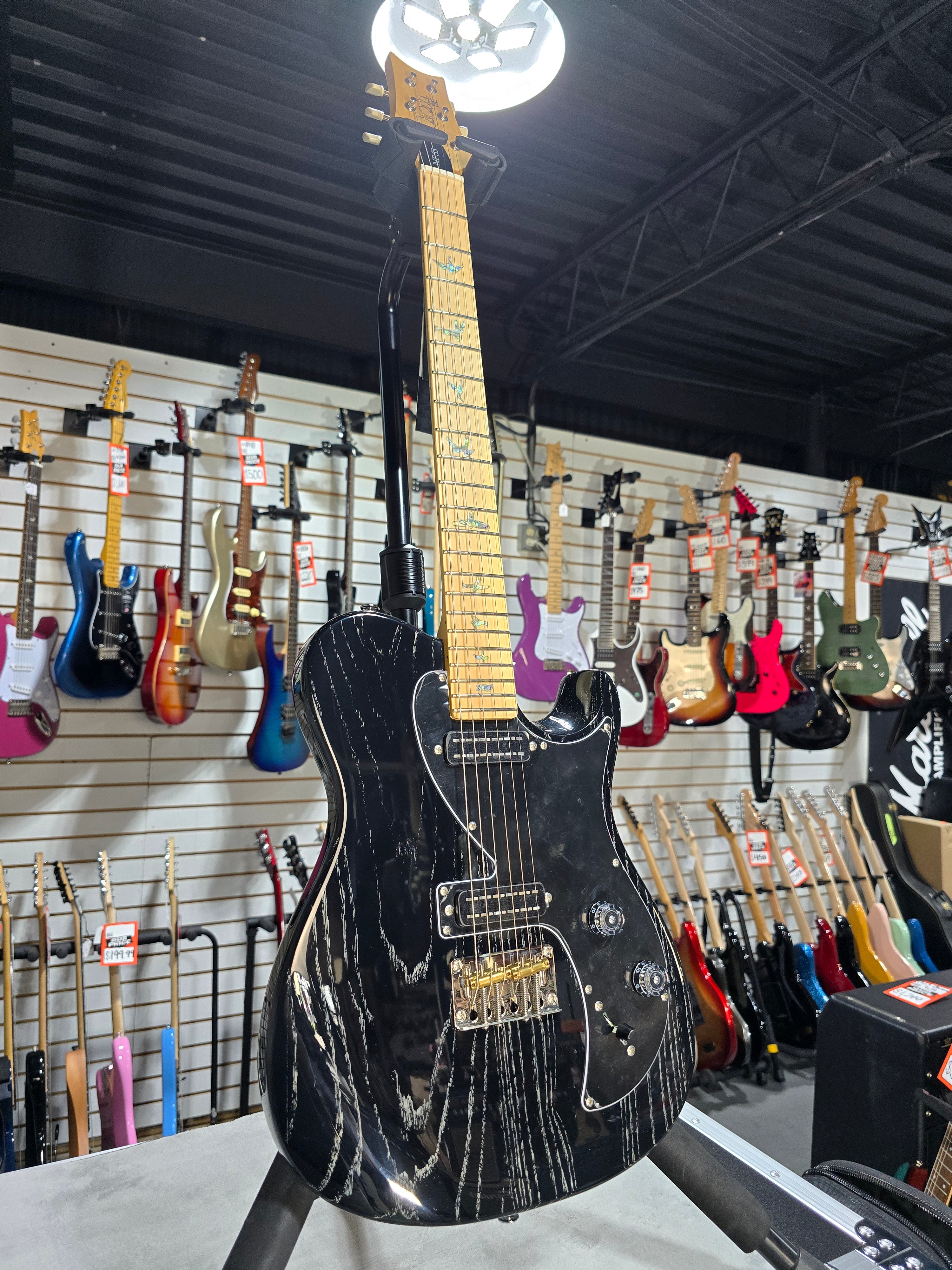 PRS SE NF 53 - Black Doghair w/ Maple Fingerboard w/ Gig Bag & PLEK*D #788