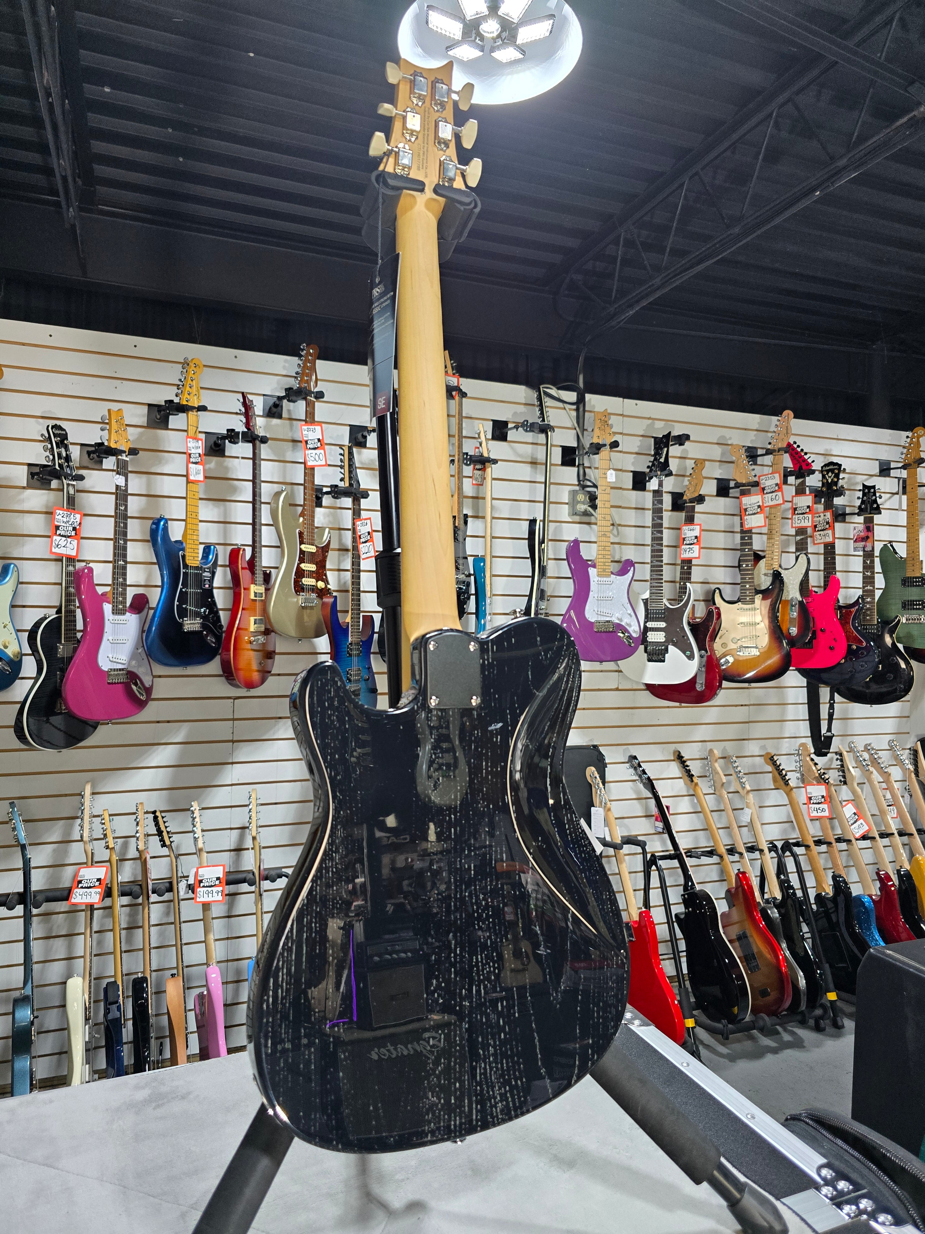 PRS SE NF 53 - Black Doghair w/ Maple Fingerboard w/ Gig Bag & PLEK*D #788