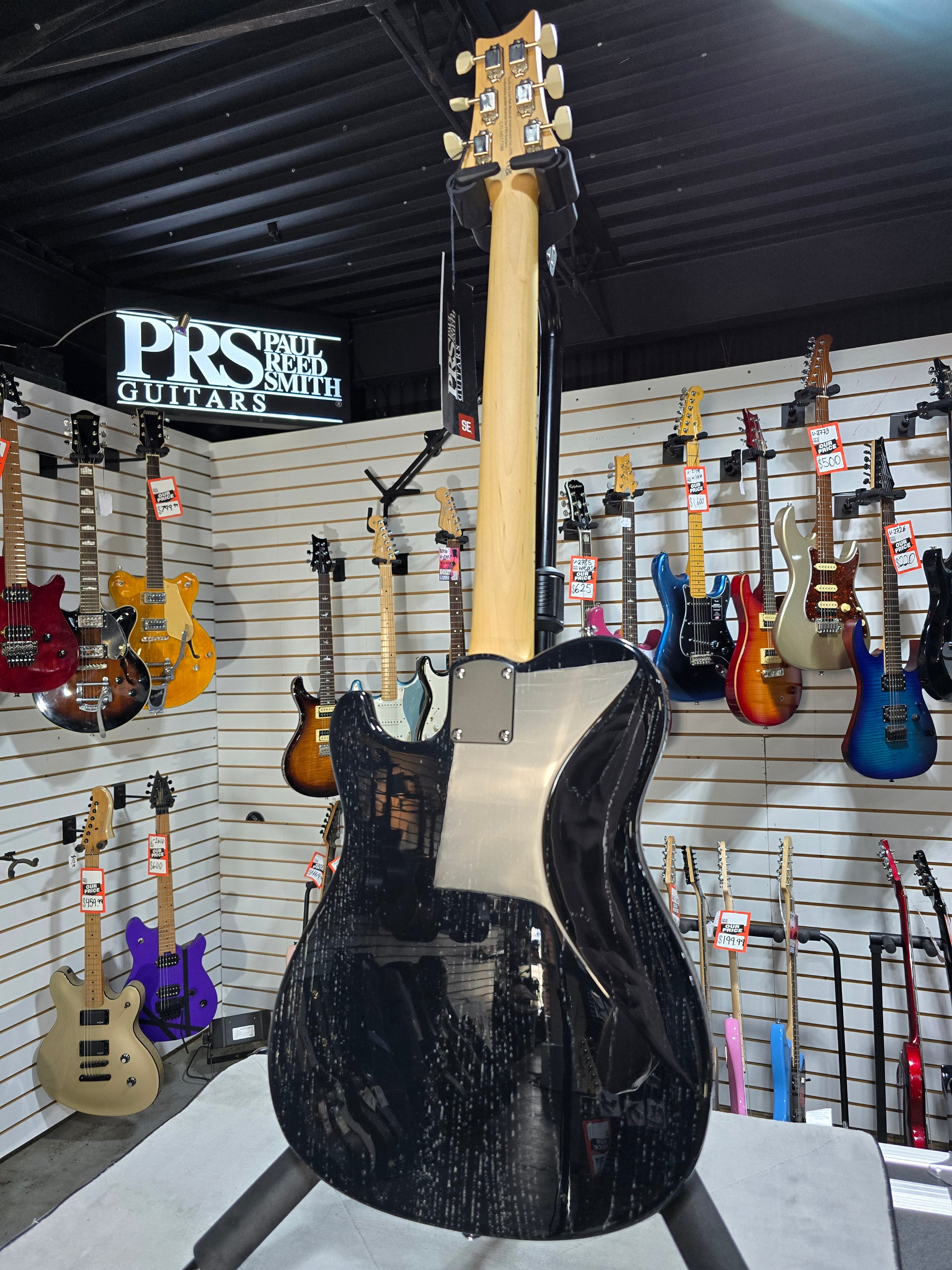PRS SE NF 53 - Black Doghair w/ Maple Fingerboard w/ Gig Bag & PLEK*D #788