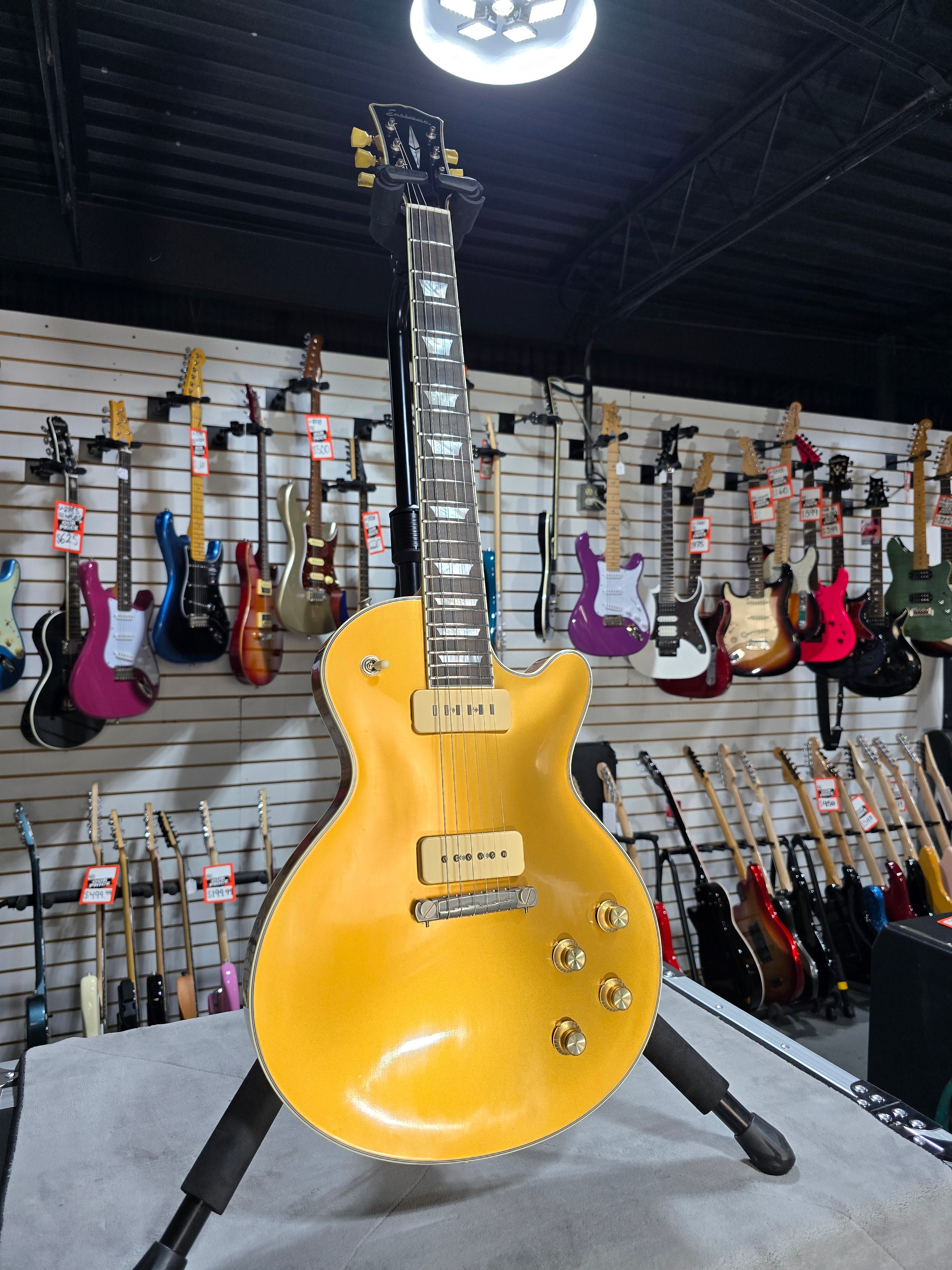 Eastman - SB54/TV Limited Edition - Vintage Gold w/ OHSC & PLEK*D #059