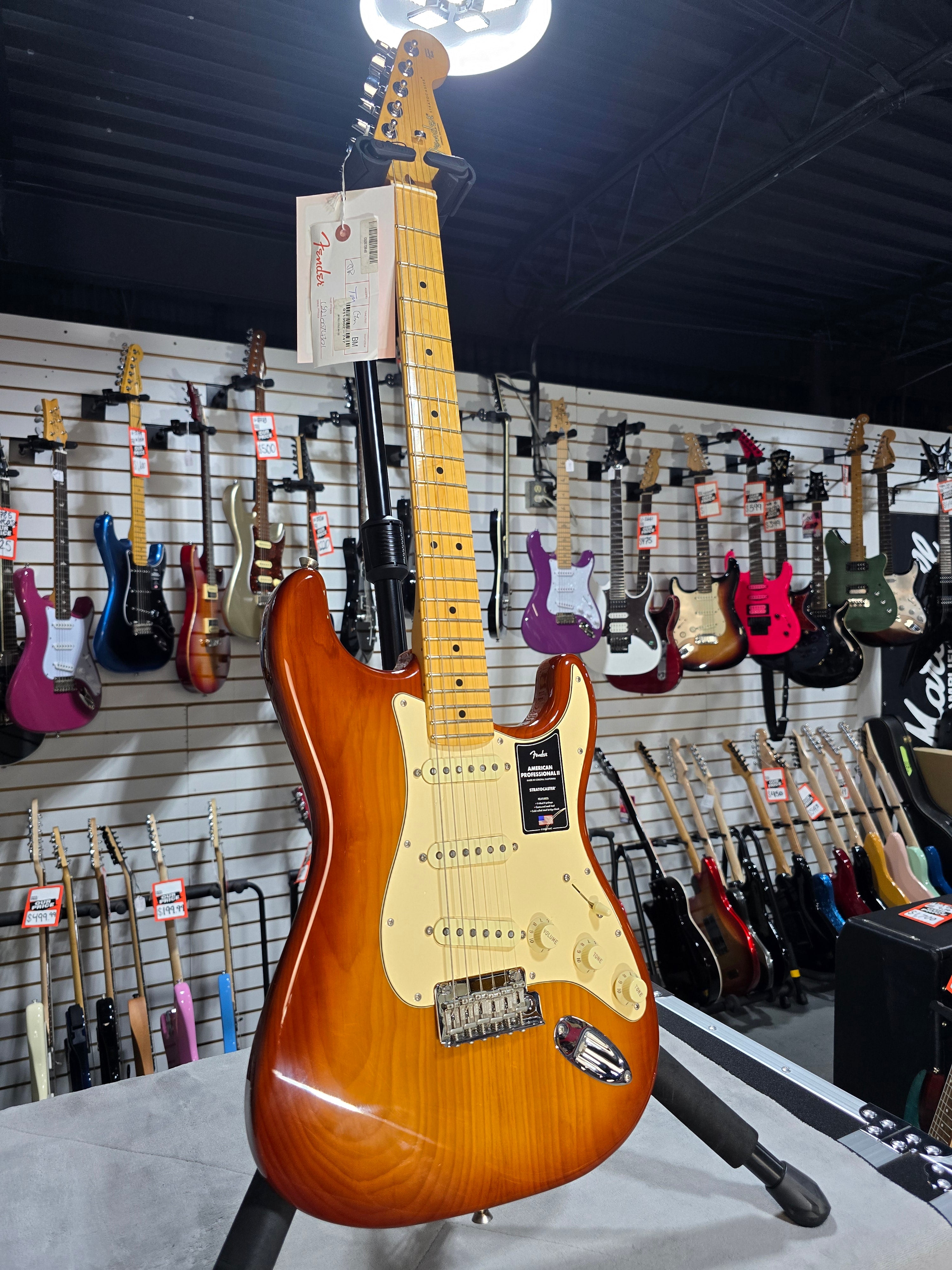 American Professional II Stratocaster - Sienna Sunburst w/Maple Fretboard #301 GET PLEK'D!
