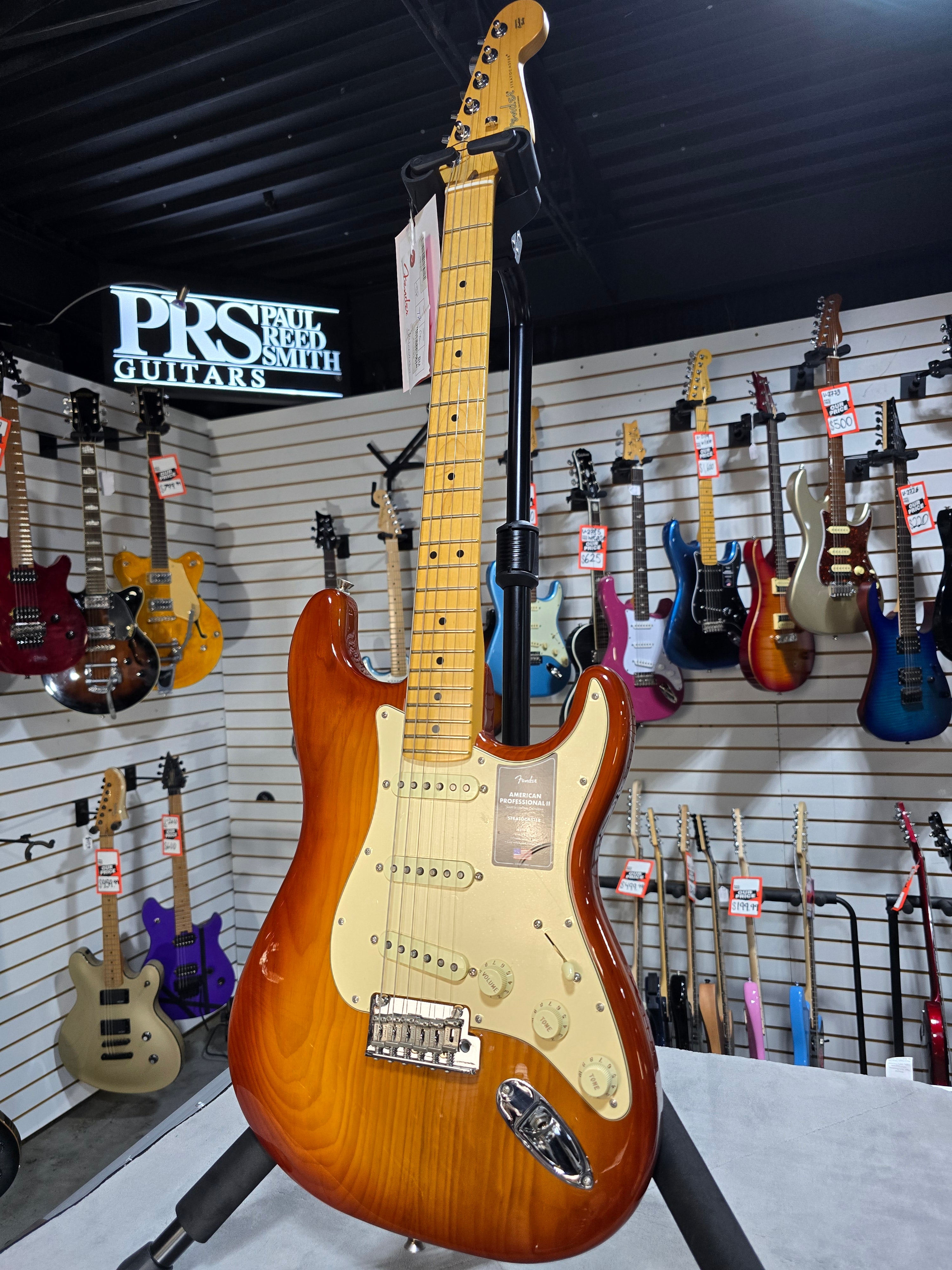 American Professional II Stratocaster - Sienna Sunburst w/Maple Fretboard #301 GET PLEK'D!
