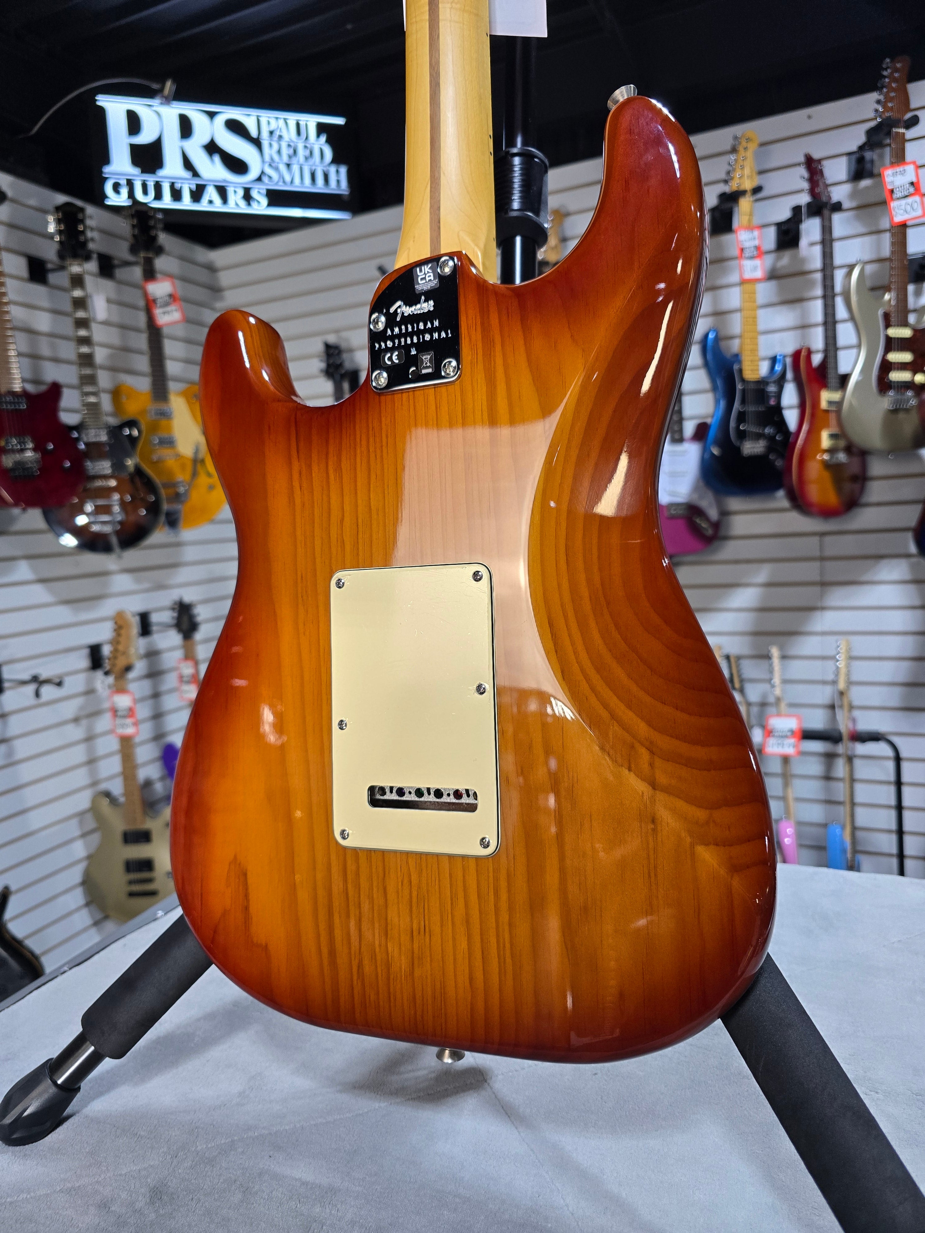 American Professional II Stratocaster - Sienna Sunburst w/Maple Fretboard #301 GET PLEK'D!