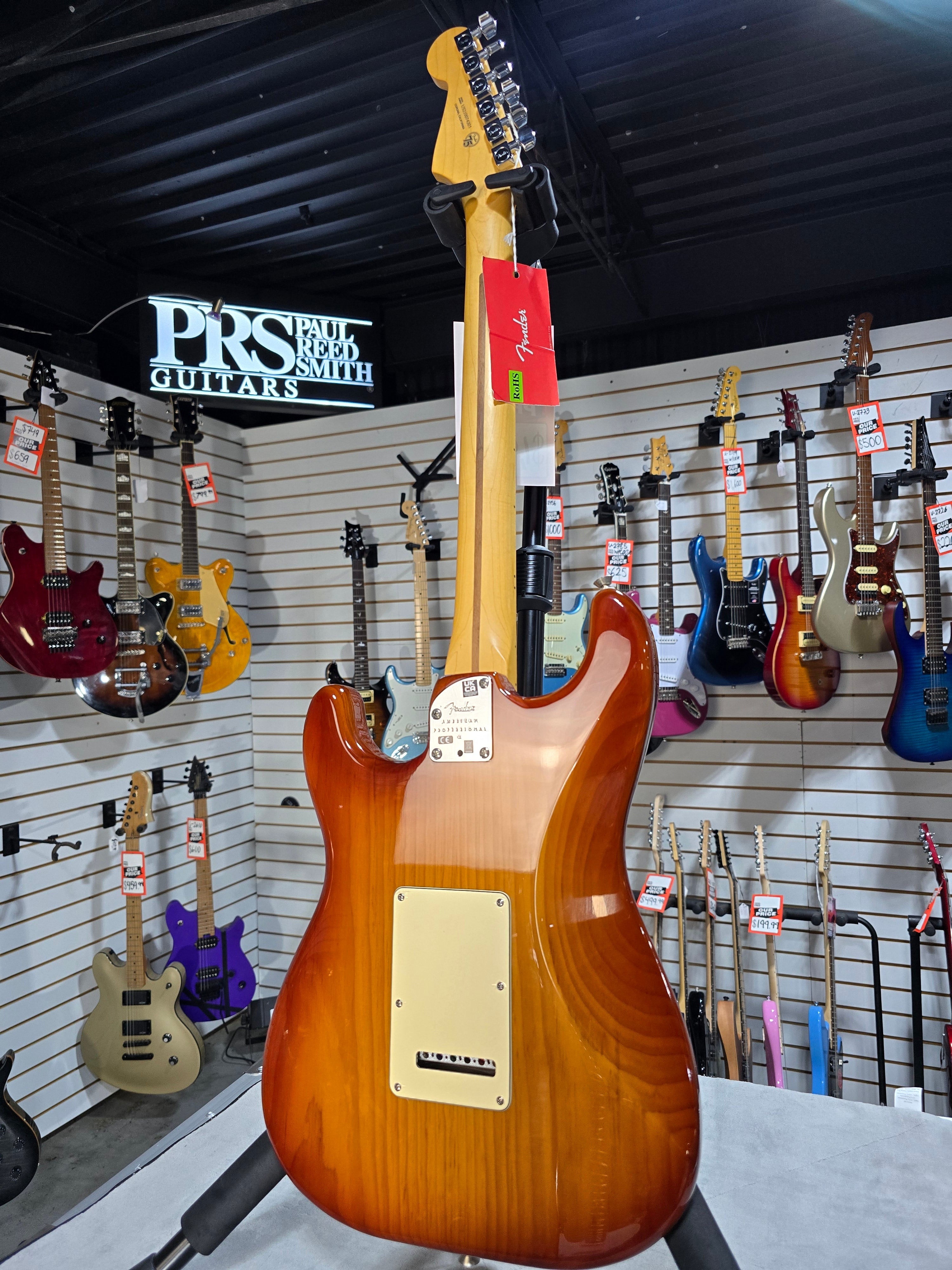 American Professional II Stratocaster - Sienna Sunburst w/Maple Fretboard #301 GET PLEK'D!