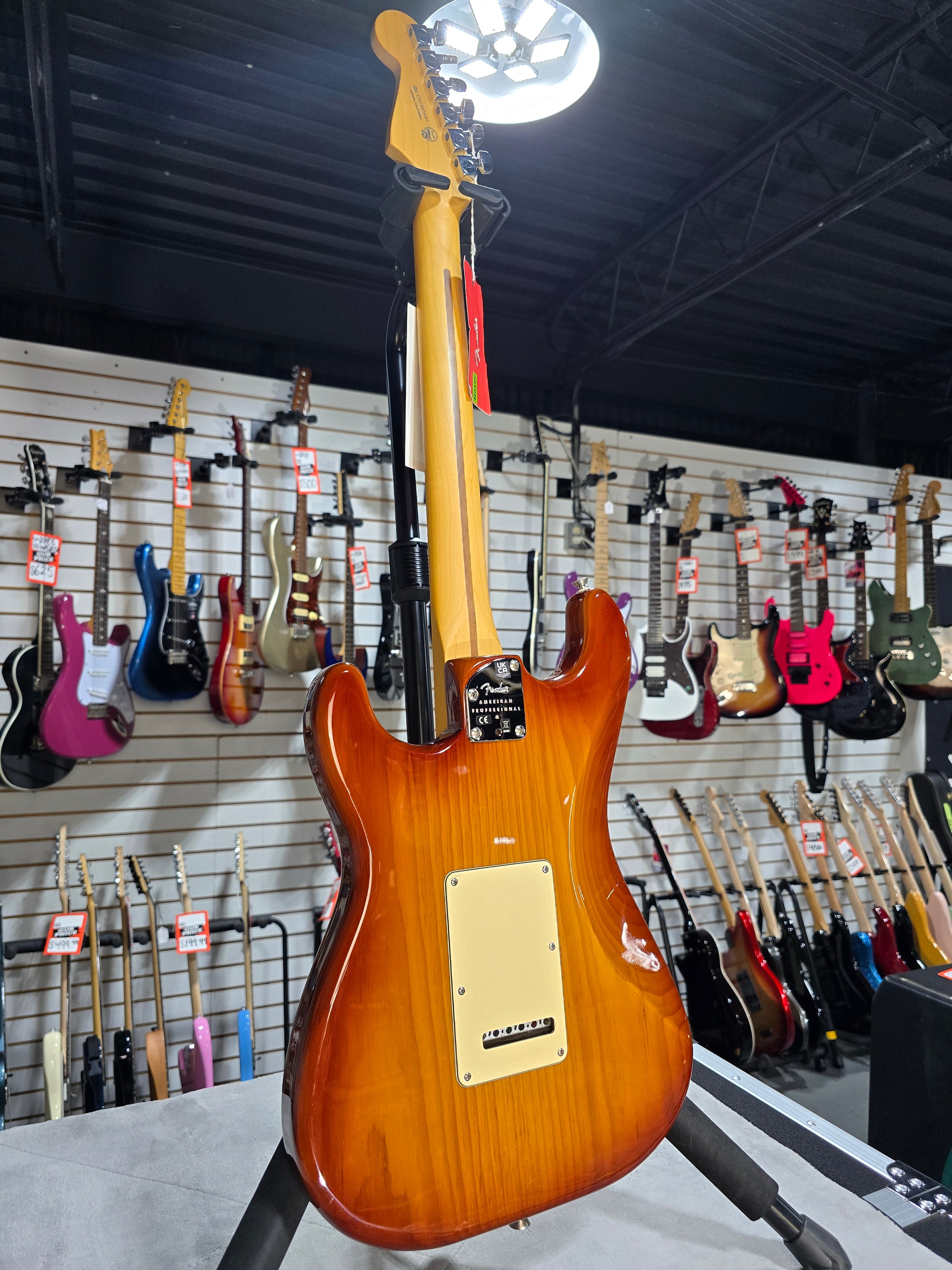 American Professional II Stratocaster - Sienna Sunburst w/Maple Fretboard #301 GET PLEK'D!