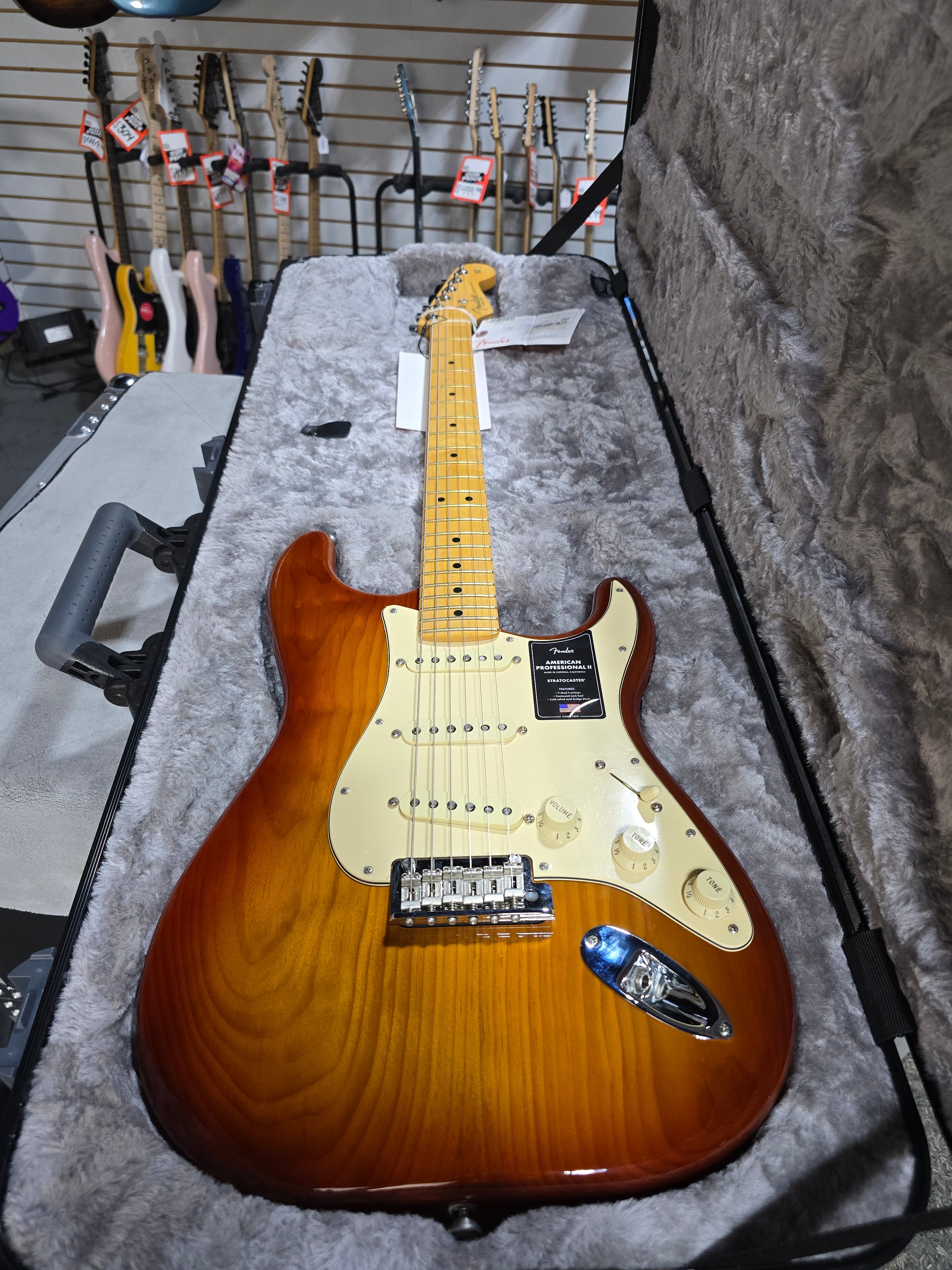 American Professional II Stratocaster - Sienna Sunburst w/Maple Fretboard #301 GET PLEK'D!
