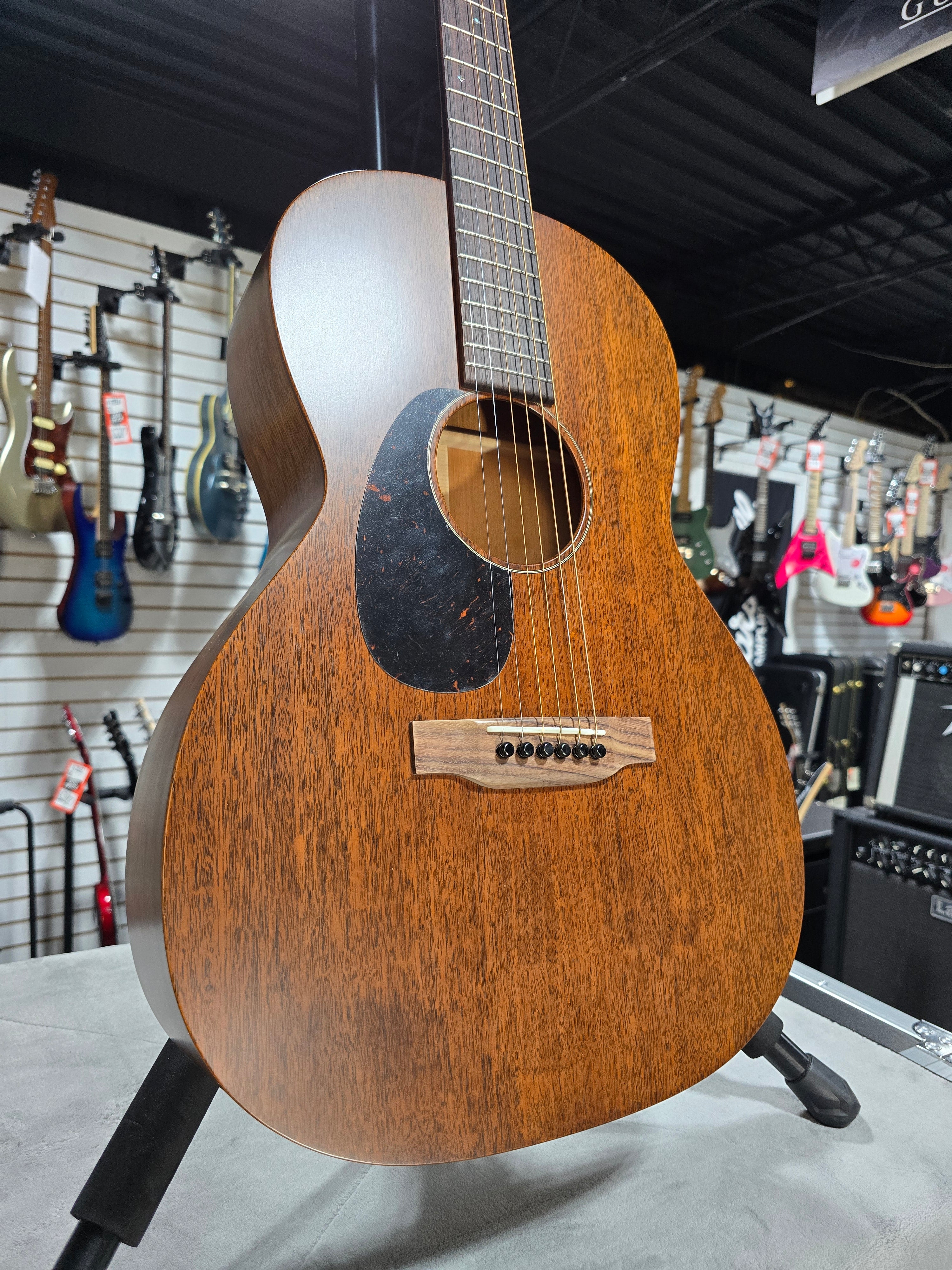 Martin 000-15SM Left-handed Acoustic Guitar - Mahogany w/Gig Bag & PLEK*D #712