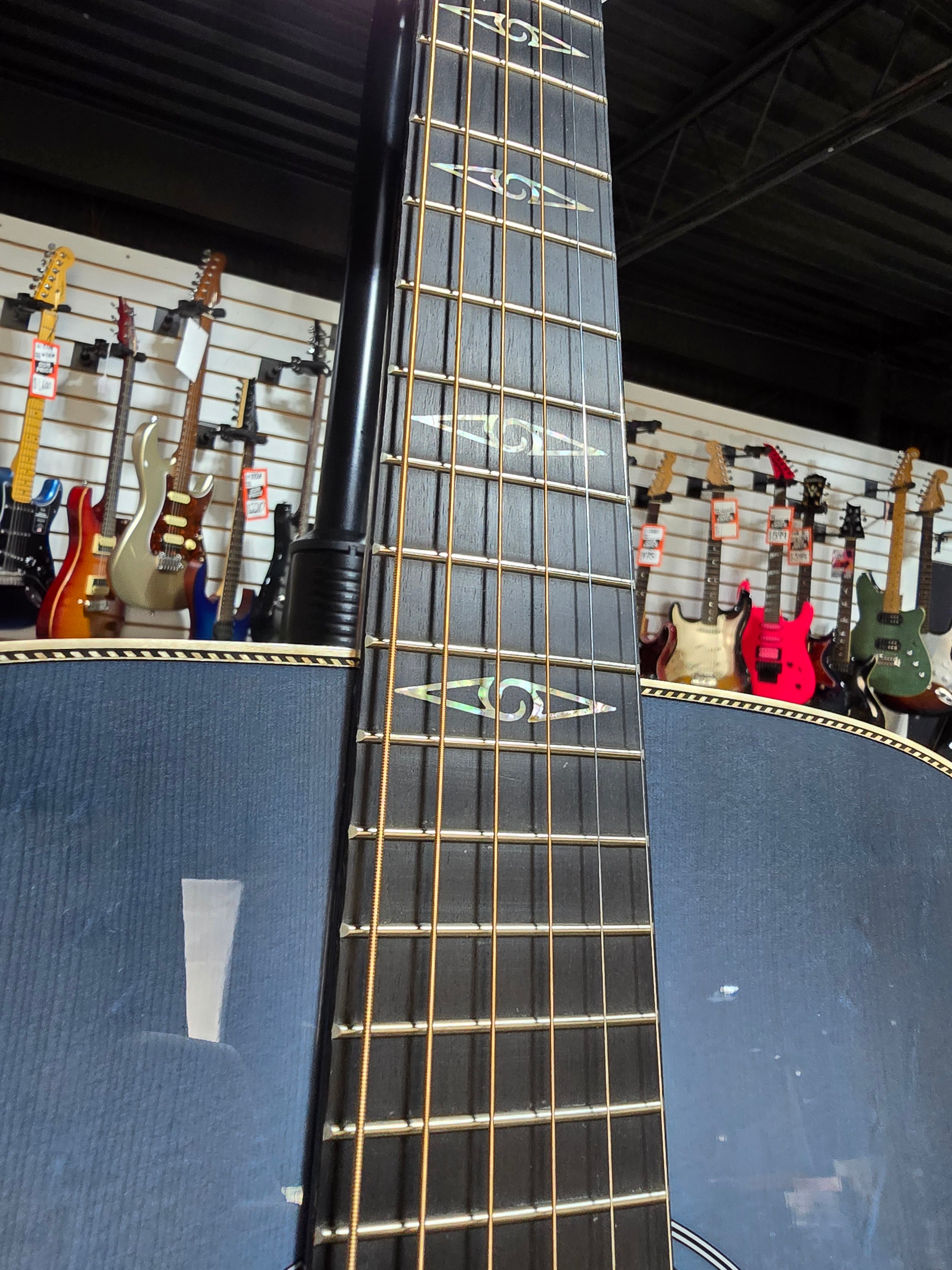 Martin CEO-11 Acoustic-electric Guitar - New Horizons Blue Burst w/OHSC & PLEK*D #040