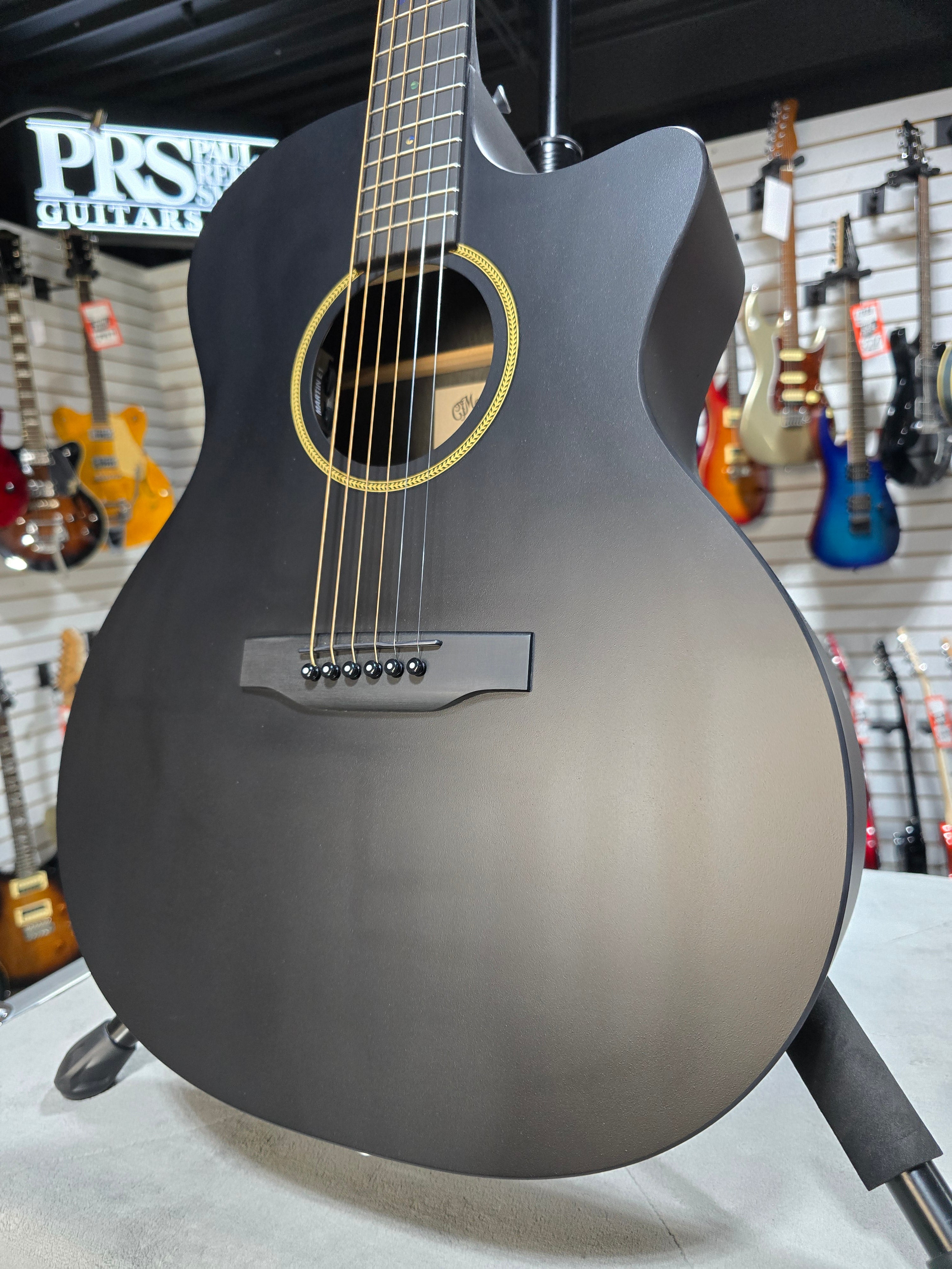 Martin GPC-X1E Grand Performance Acoustic-electric Guitar - Black w/Gig Bag & PLEK*D #119