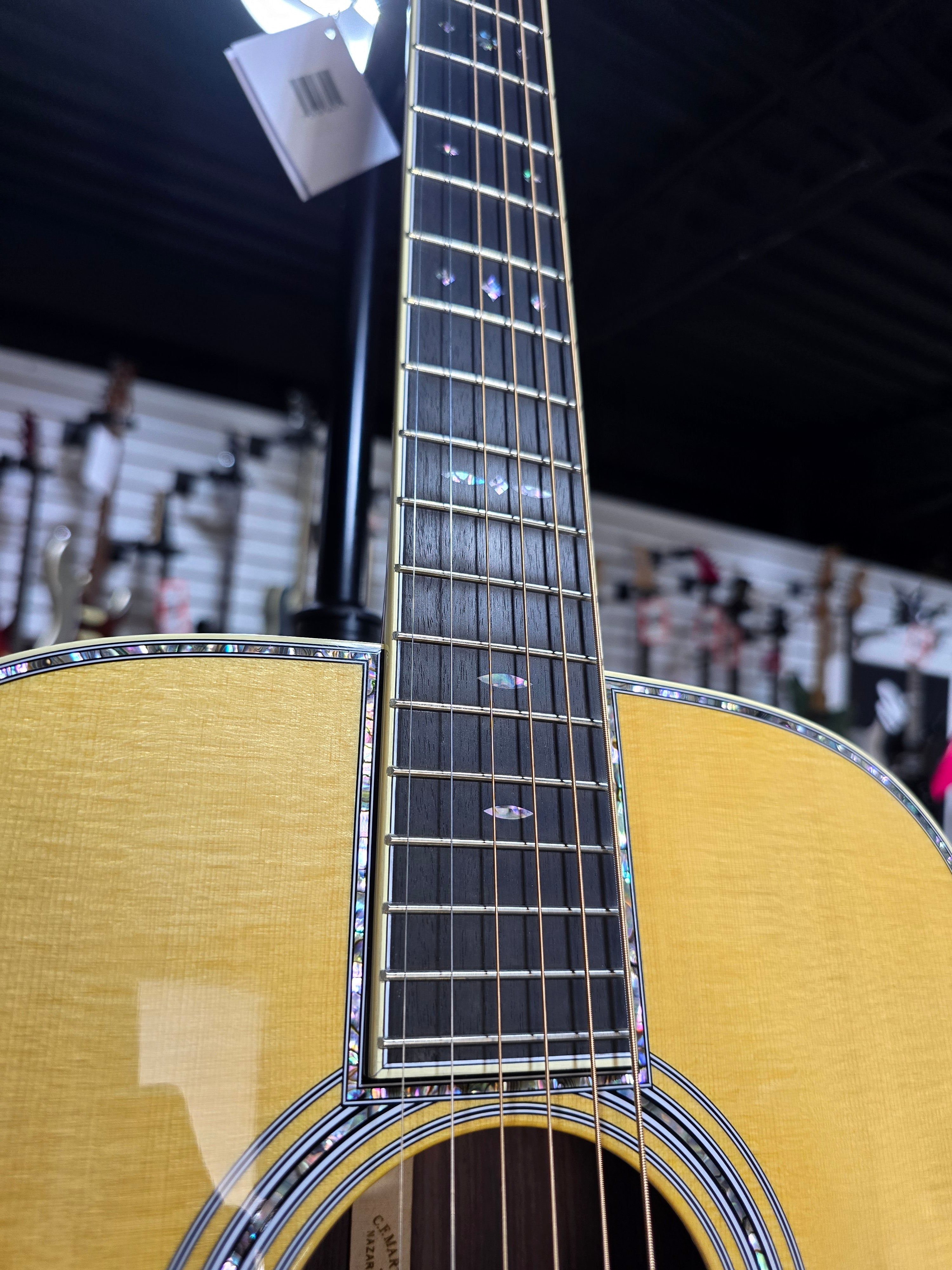 Martin OM-42L Standard Series Acoustic Guitar - Natural Aging Toner (2025) Left-Hand w/OHSC & PLEK*D #976