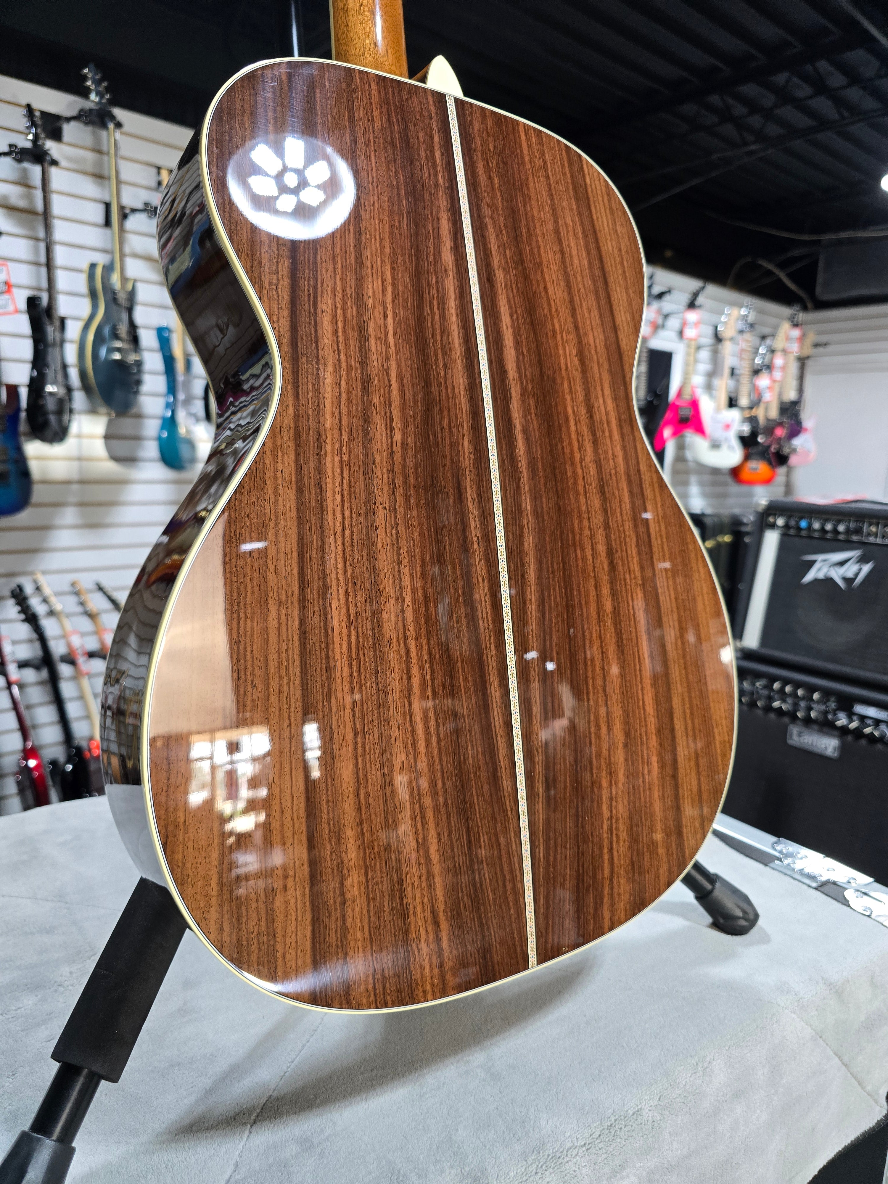 Martin OM-42L Standard Series Acoustic Guitar - Natural Aging Toner (2025) Left-Hand w/OHSC & PLEK*D #976