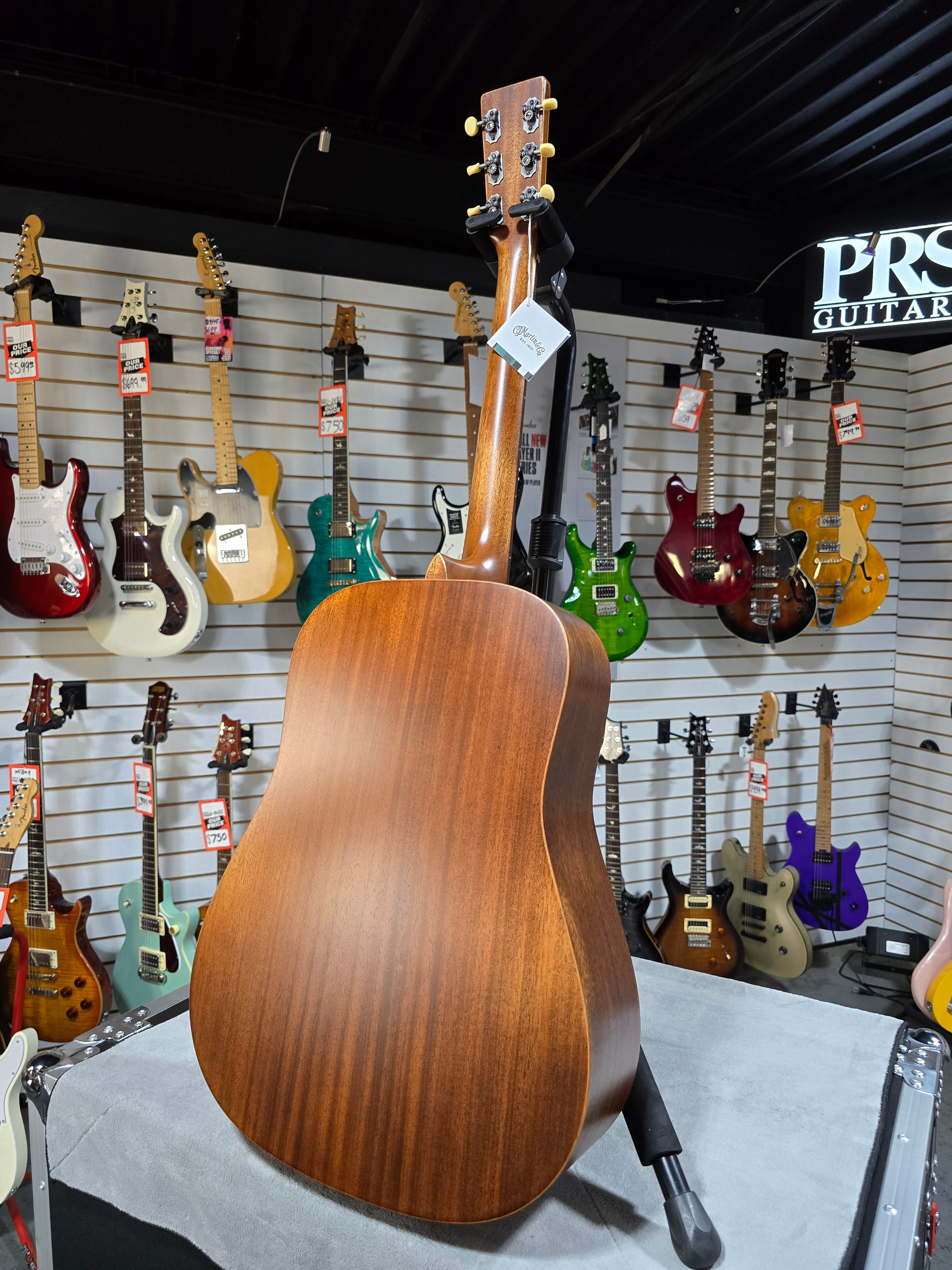Martin D-15M StreetMaster Acoustic Guitar - Mahogany Burst w/Gig Bag & PLEK*D #511