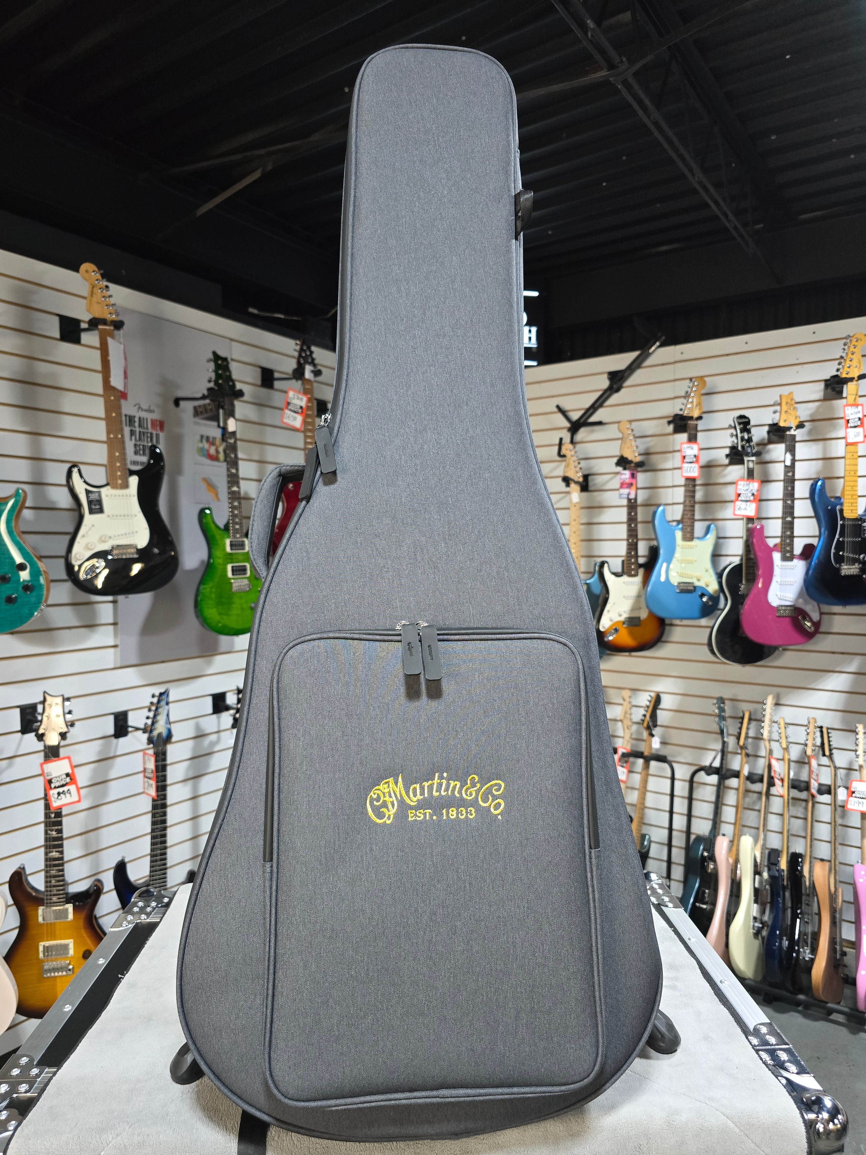 Martin D-15ML StreetMaster, Left-Handed Acoustic Guitar - Mahogany Burst w/Gig Bag & PLEK*D #877