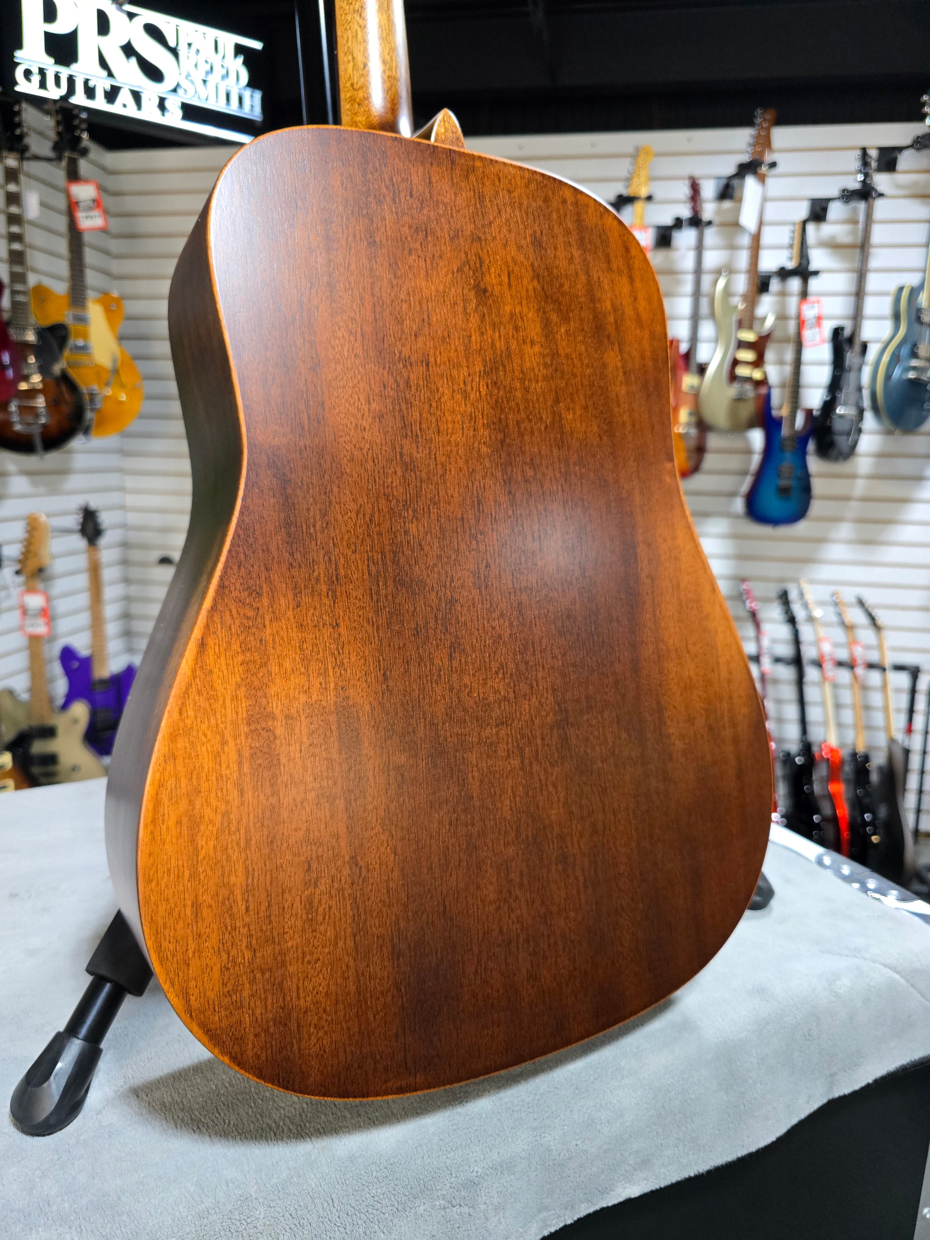 Martin D-15ML StreetMaster, Left-Handed Acoustic Guitar - Mahogany Burst w/Gig Bag & PLEK*D #877