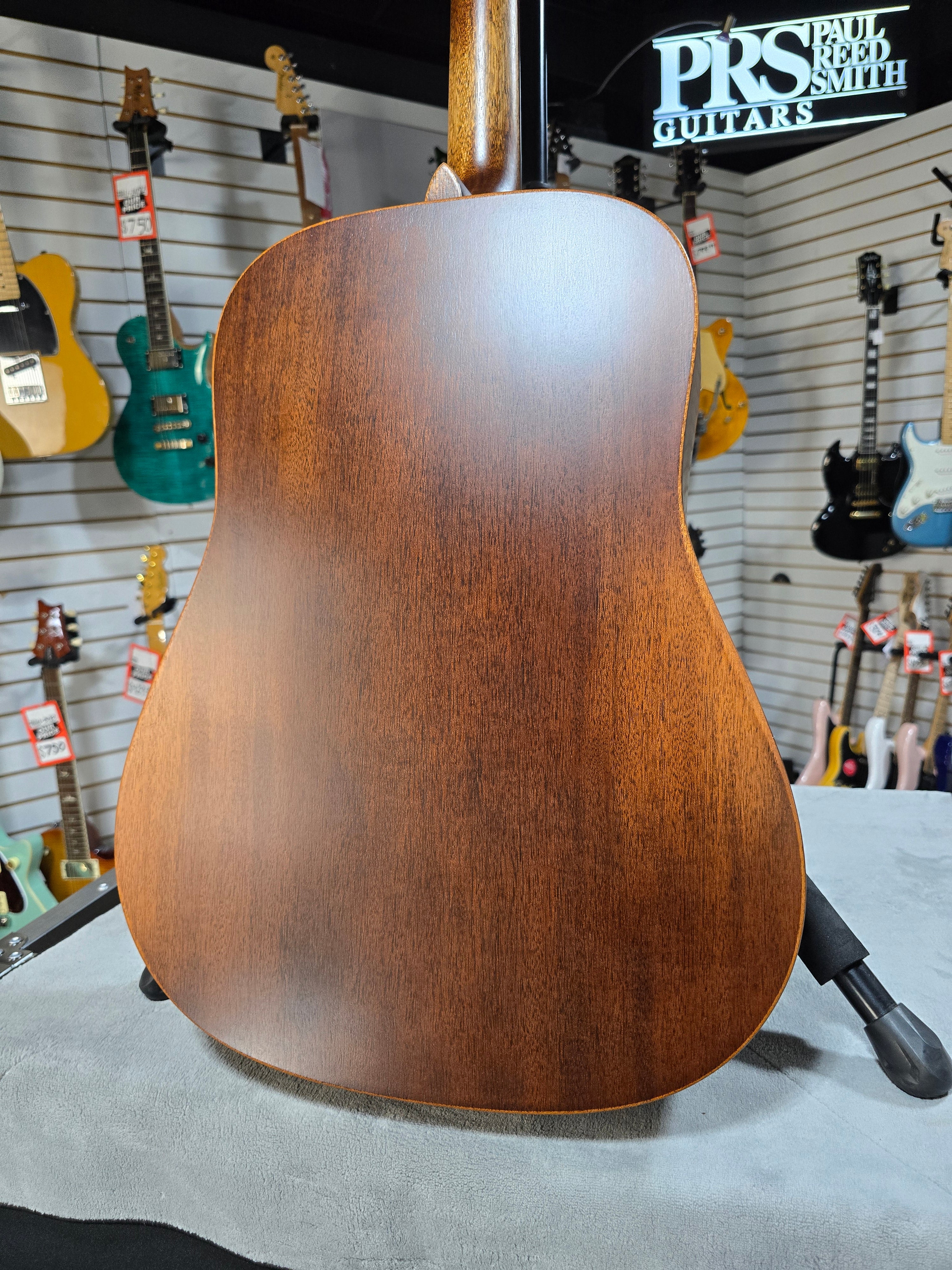 Martin D-15ML StreetMaster, Left-Handed Acoustic Guitar - Mahogany Burst w/Gig Bag & PLEK*D #877