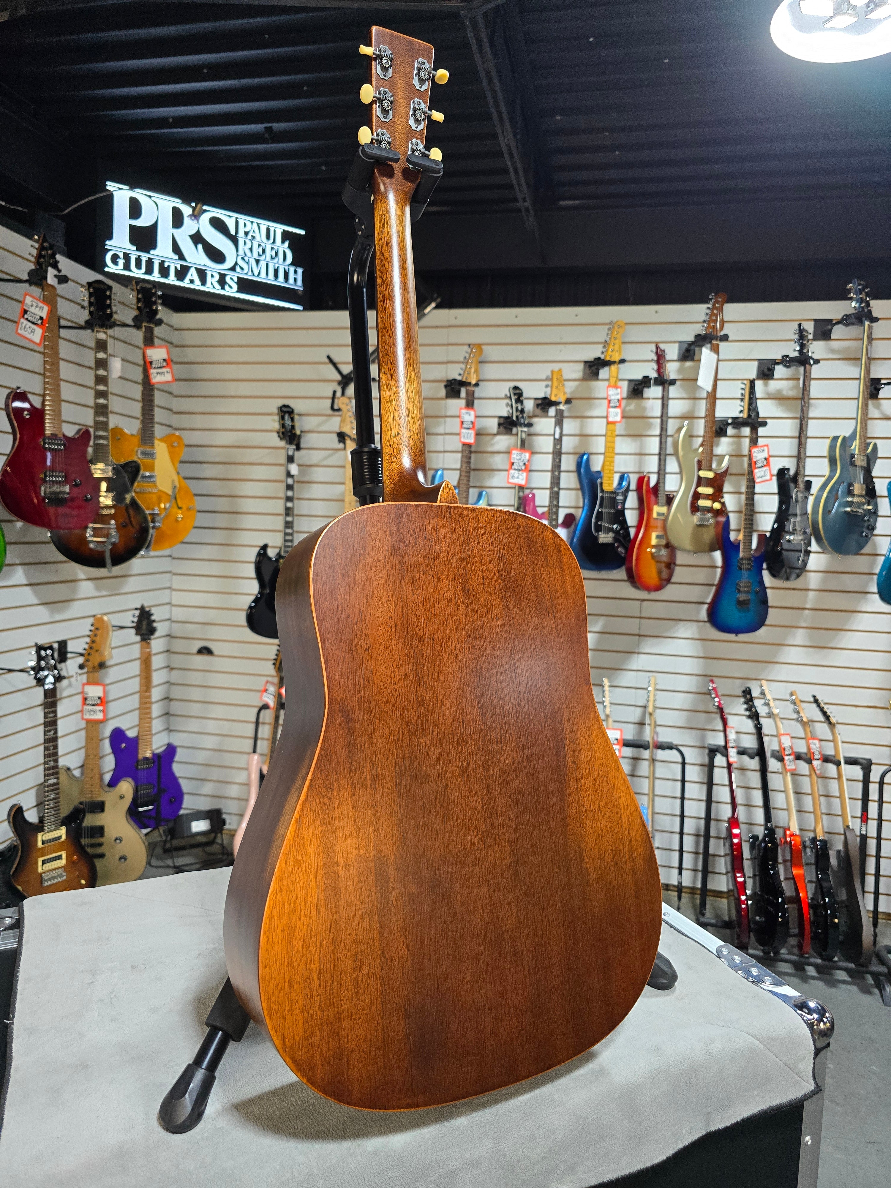 Martin D-15ML StreetMaster, Left-Handed Acoustic Guitar - Mahogany Burst w/Gig Bag & PLEK*D #877