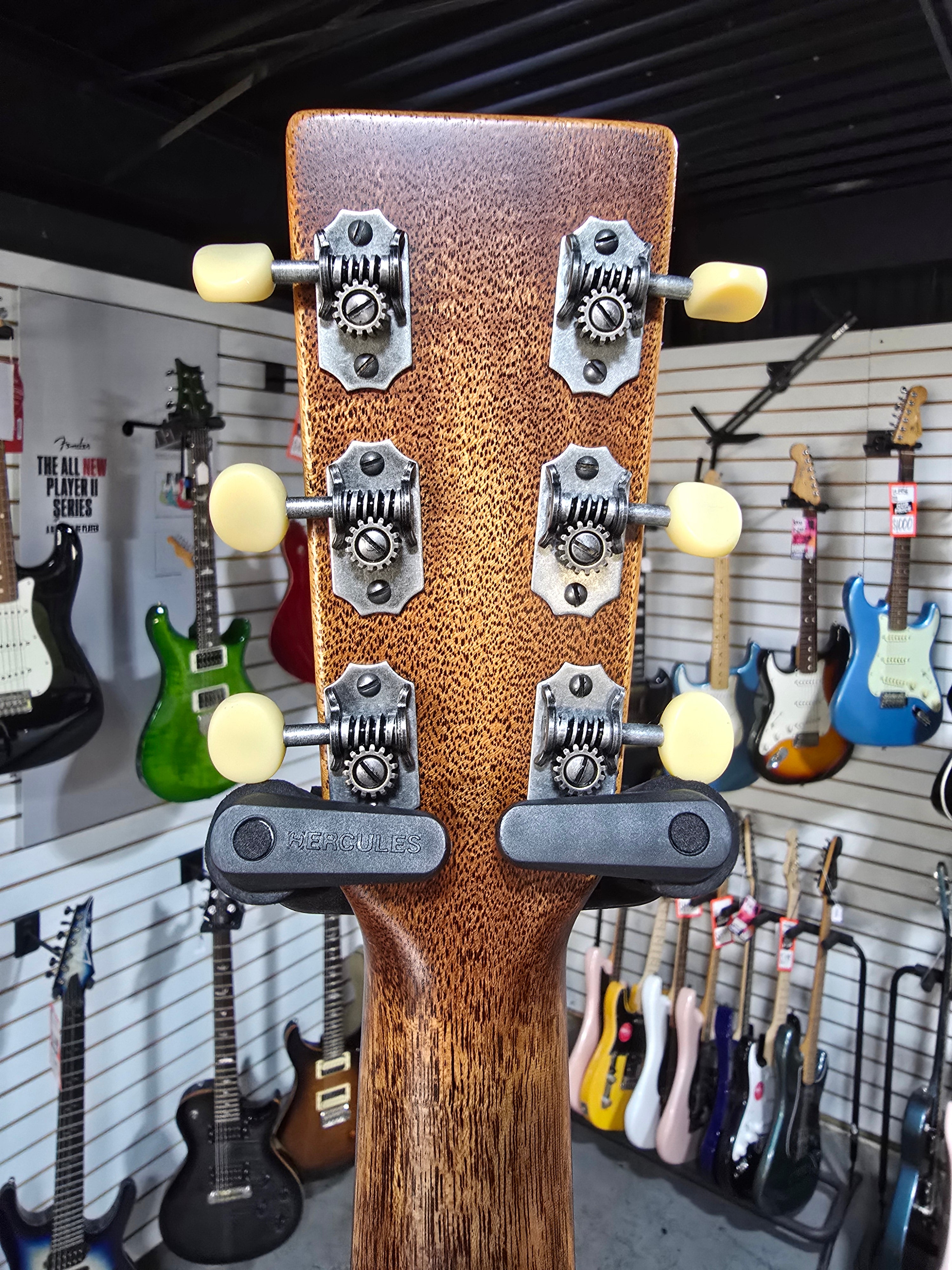 Martin D-15ML StreetMaster, Left-Handed Acoustic Guitar - Mahogany Burst w/Gig Bag & PLEK*D #877