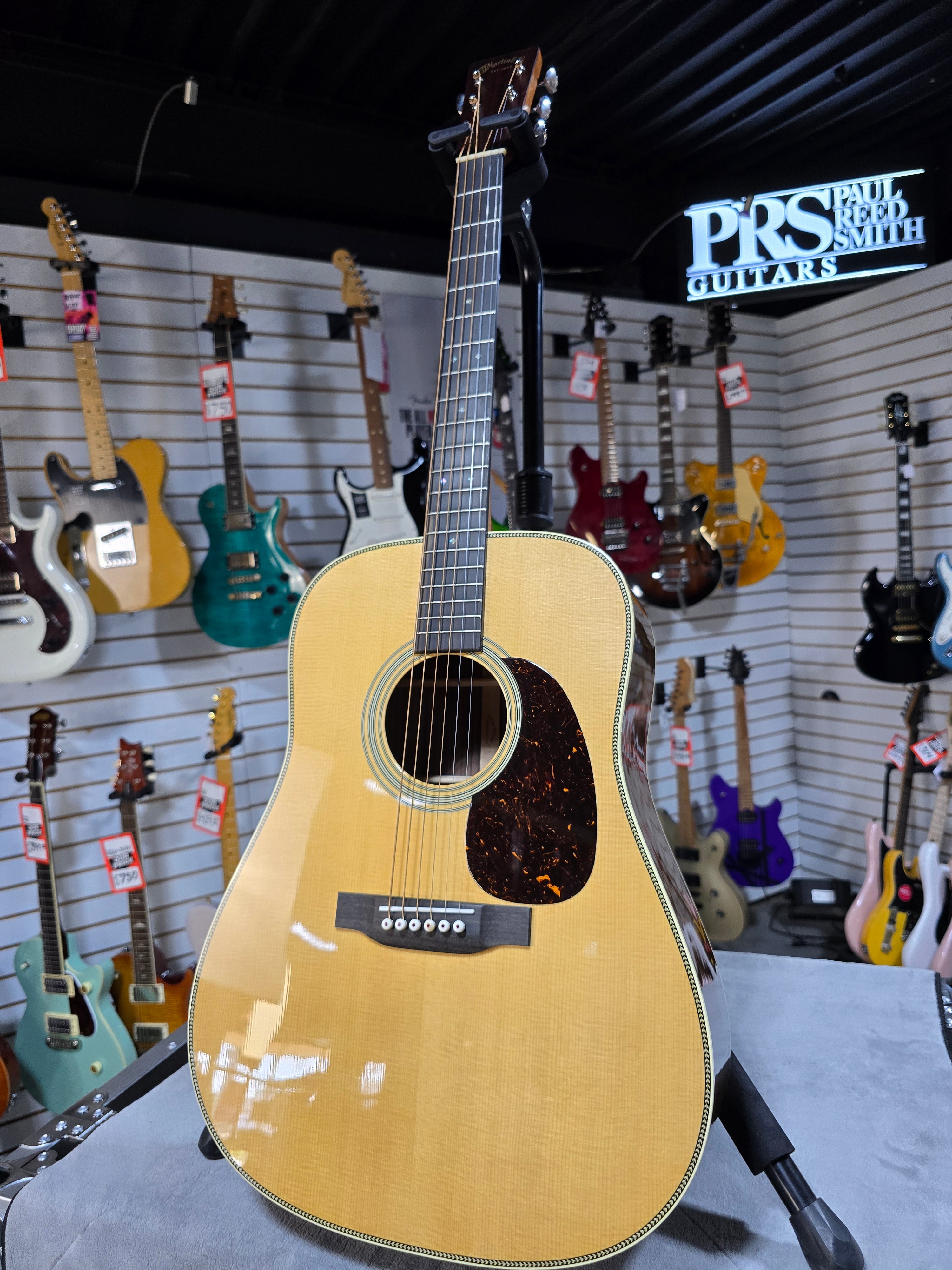 Martin HD-28 Standard Series Acoustic Guitar - Natural with Aging Toner (2025) w/OHSC & PLEK*D #558