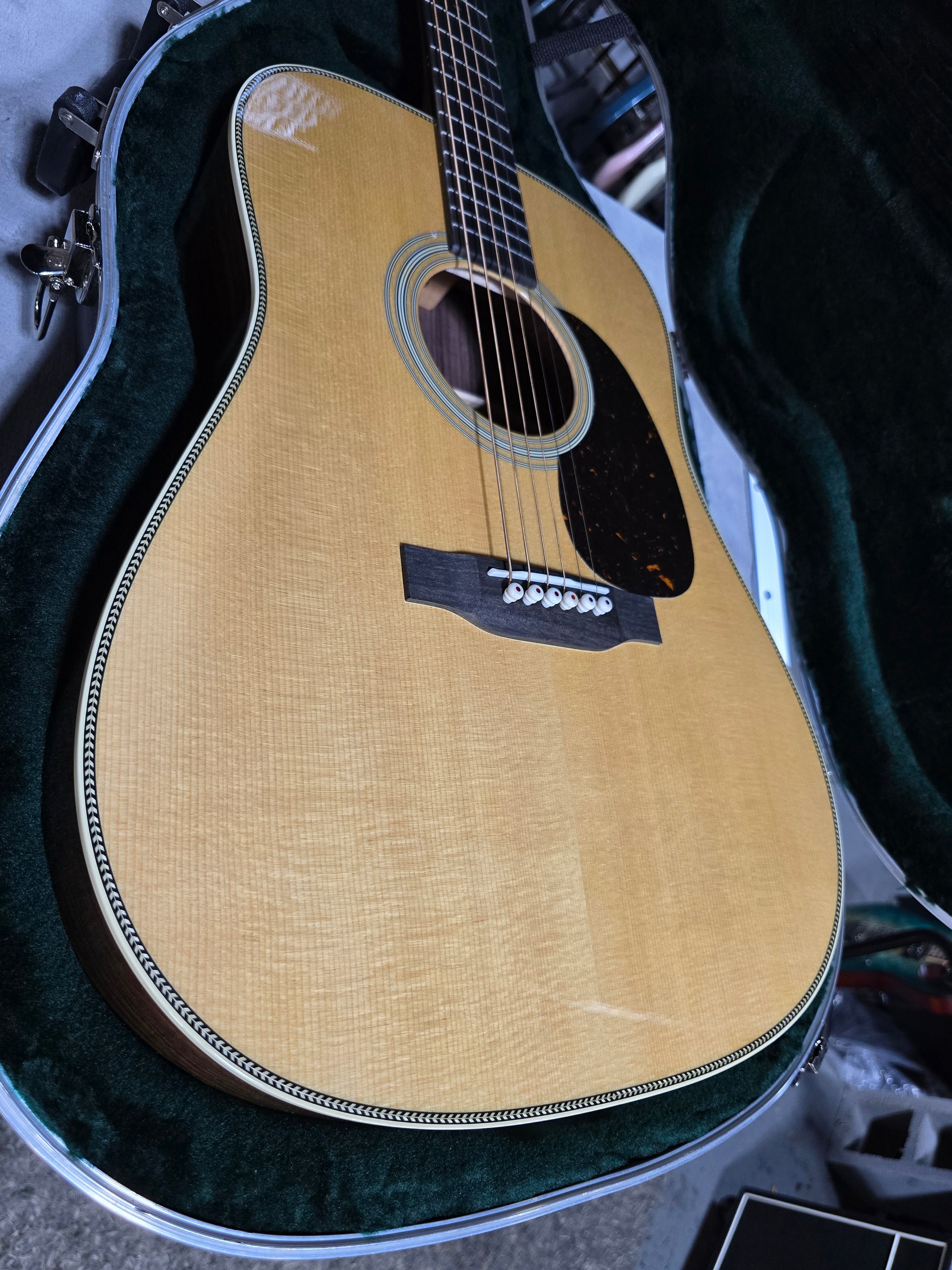 Martin HD-28 Standard Series Acoustic Guitar - Natural with Aging Toner (2025) w/OHSC & PLEK*D #558