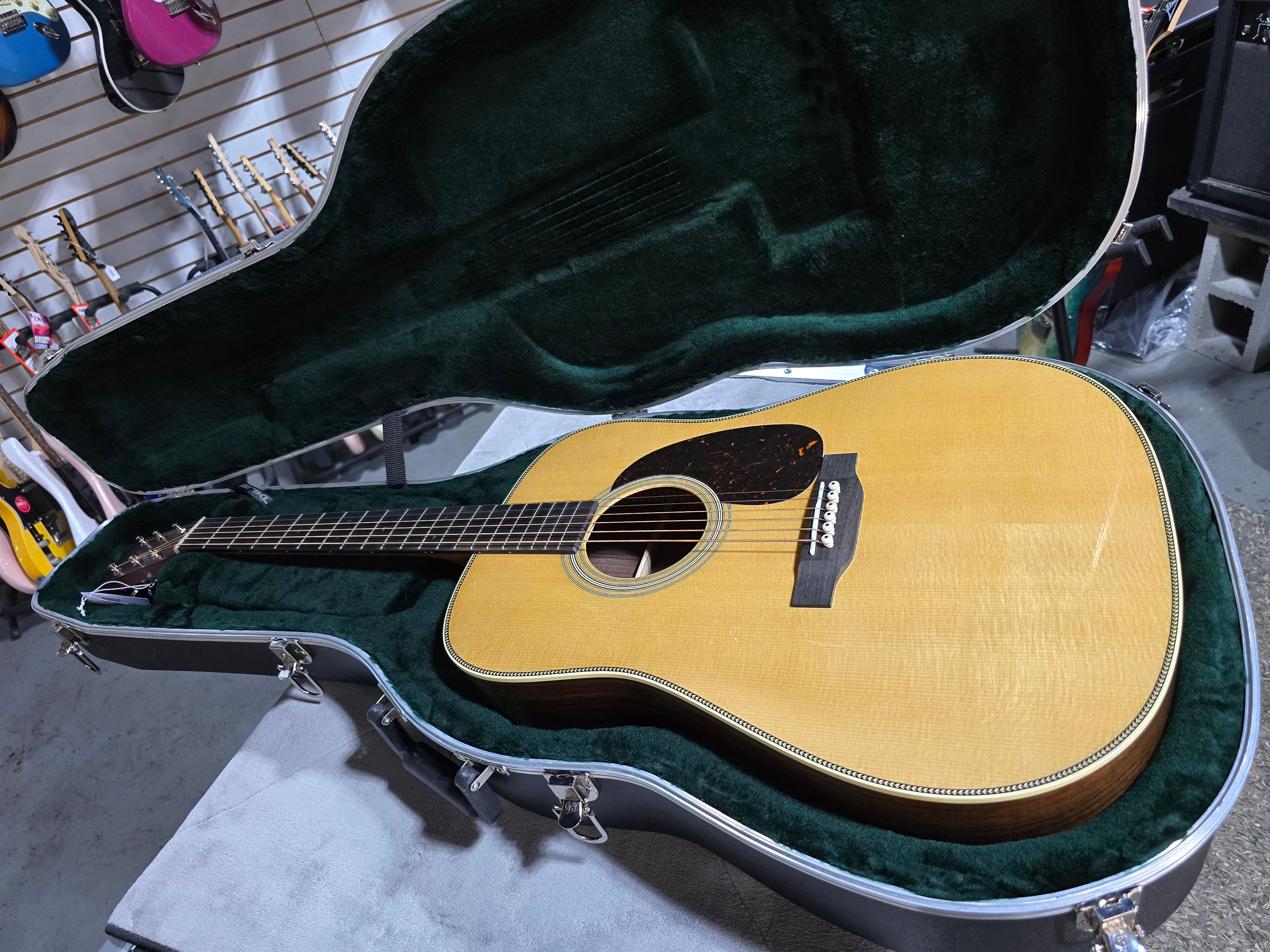 Martin HD-28 Standard Series Acoustic Guitar - Natural with Aging Toner (2025) w/OHSC & PLEK*D #558