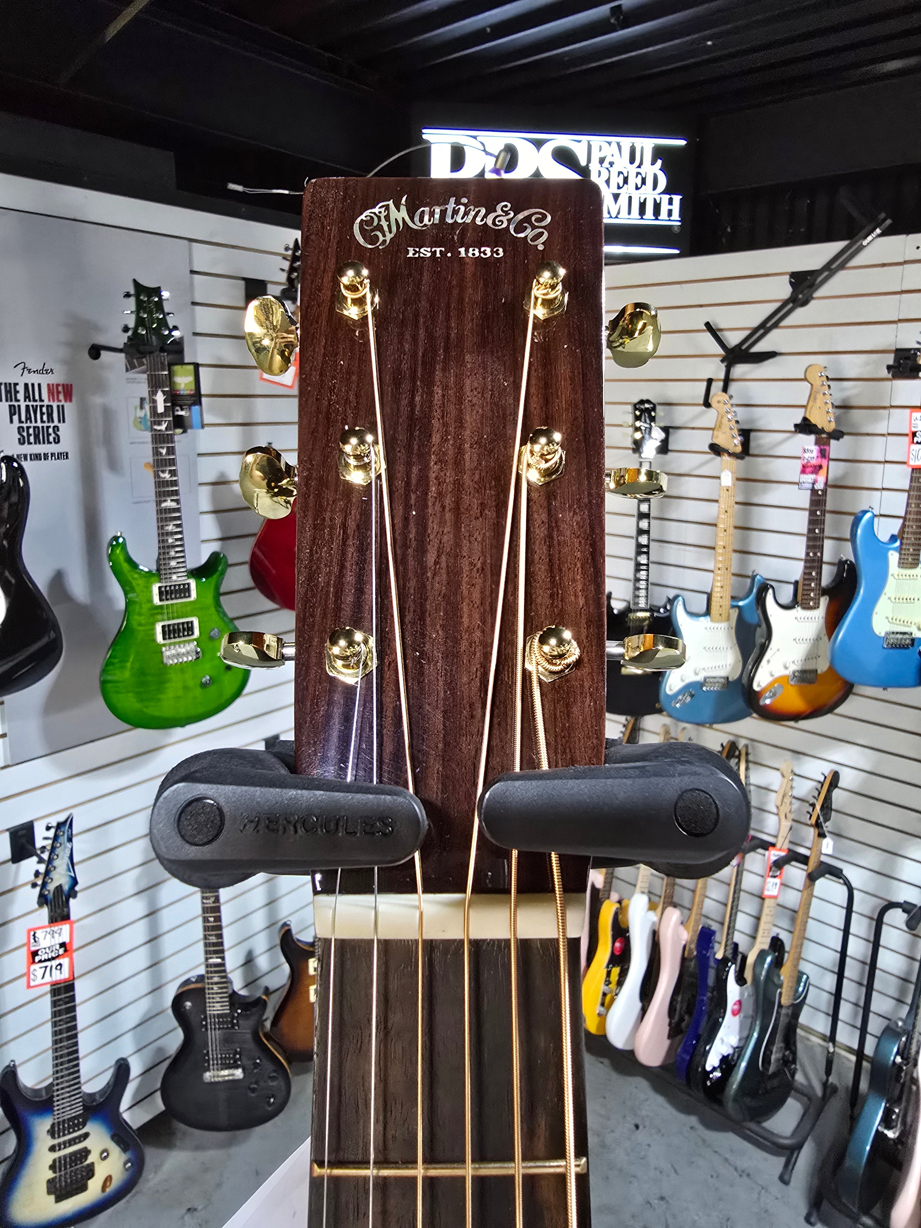 Martin OM-28 Modern Deluxe Left Handed Acoustic Guitar - Natural (2025) w/OHSC & PLEK*D #723