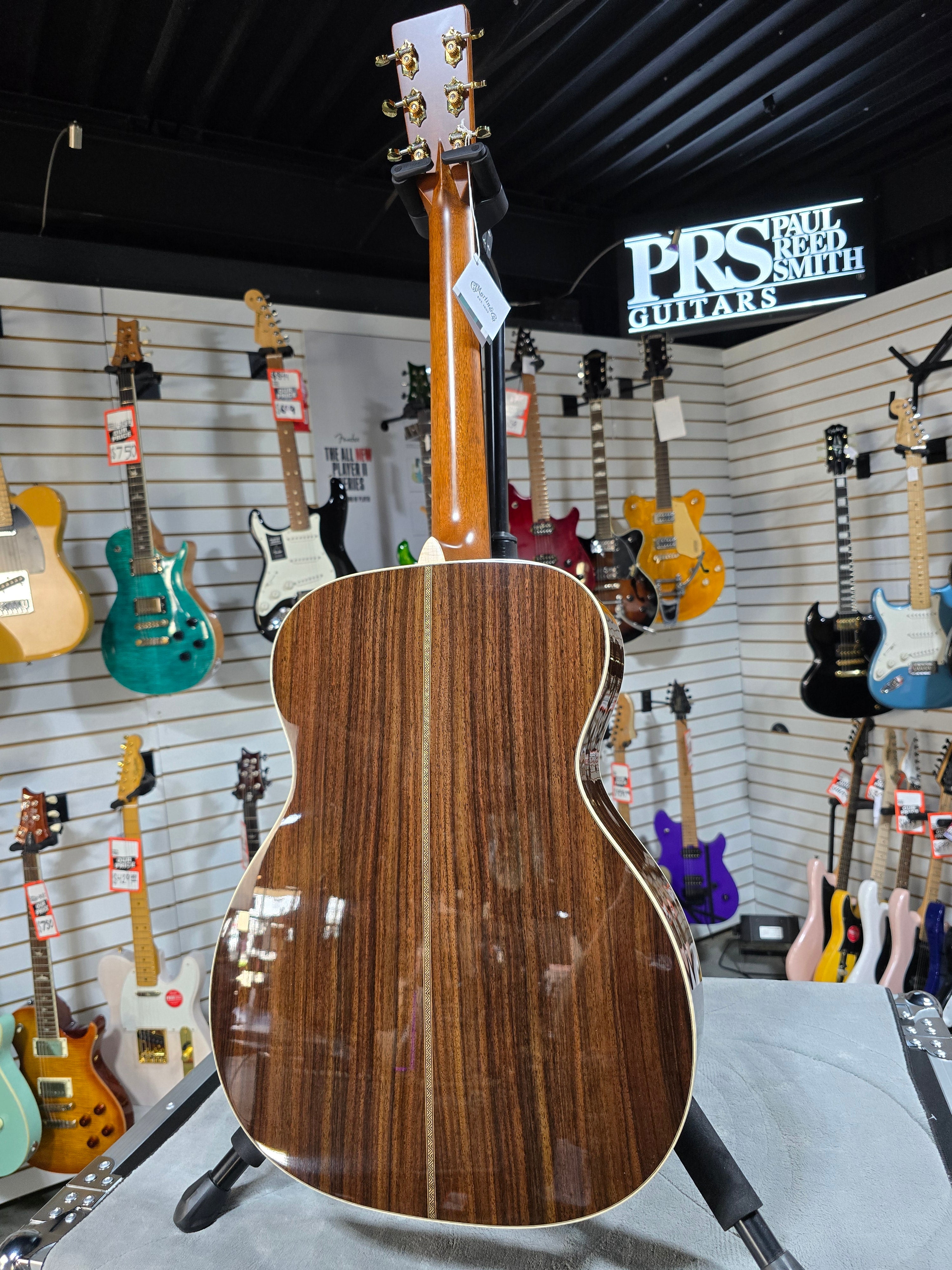 Martin OM-28 Modern Deluxe Left Handed Acoustic Guitar - Natural (2025) w/OHSC & PLEK*D #723