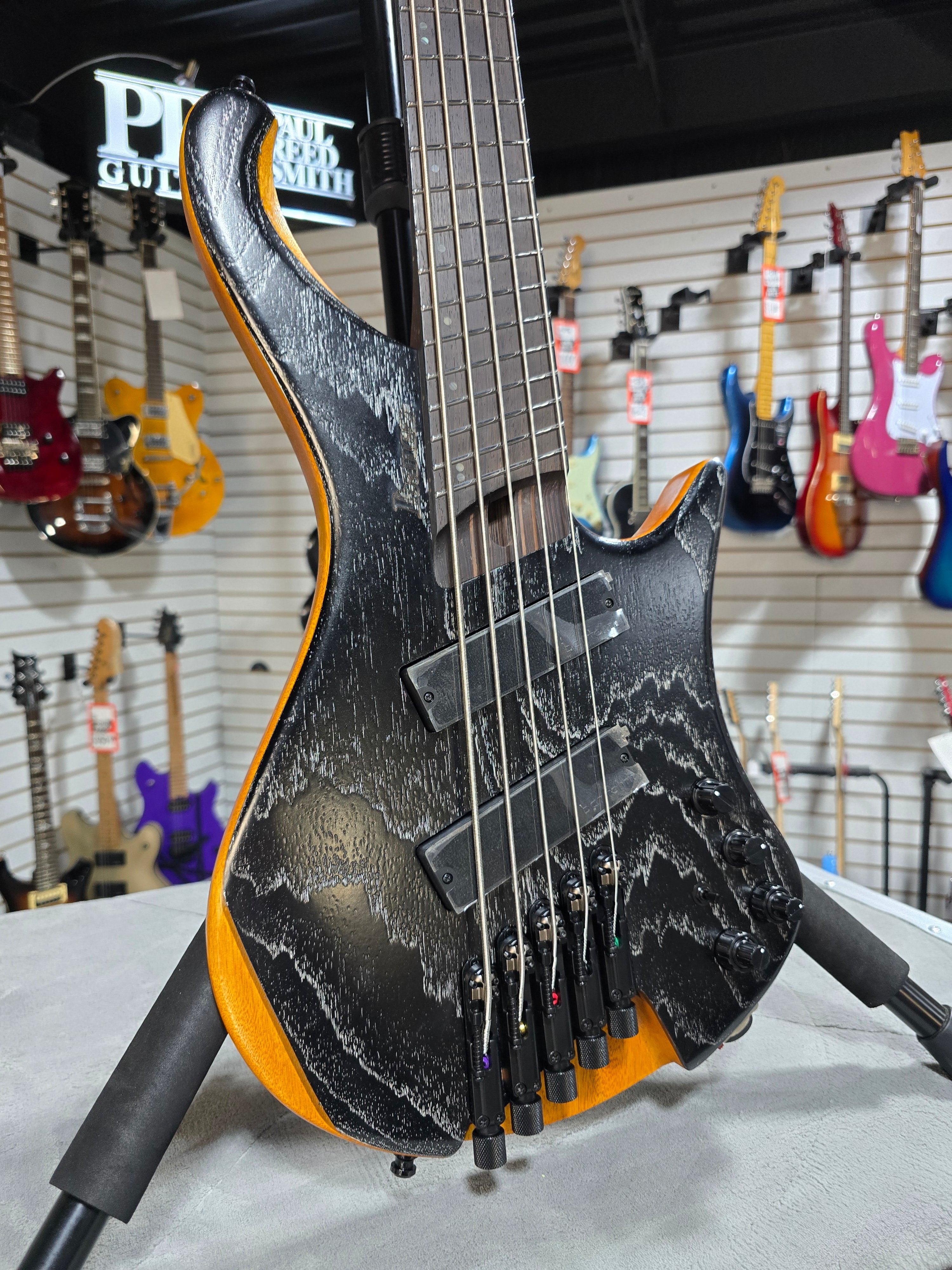 Ibanez EHB1135MS - Silver Wave Black Low Gloss w/ Gig Bag and FREE Shipping #192