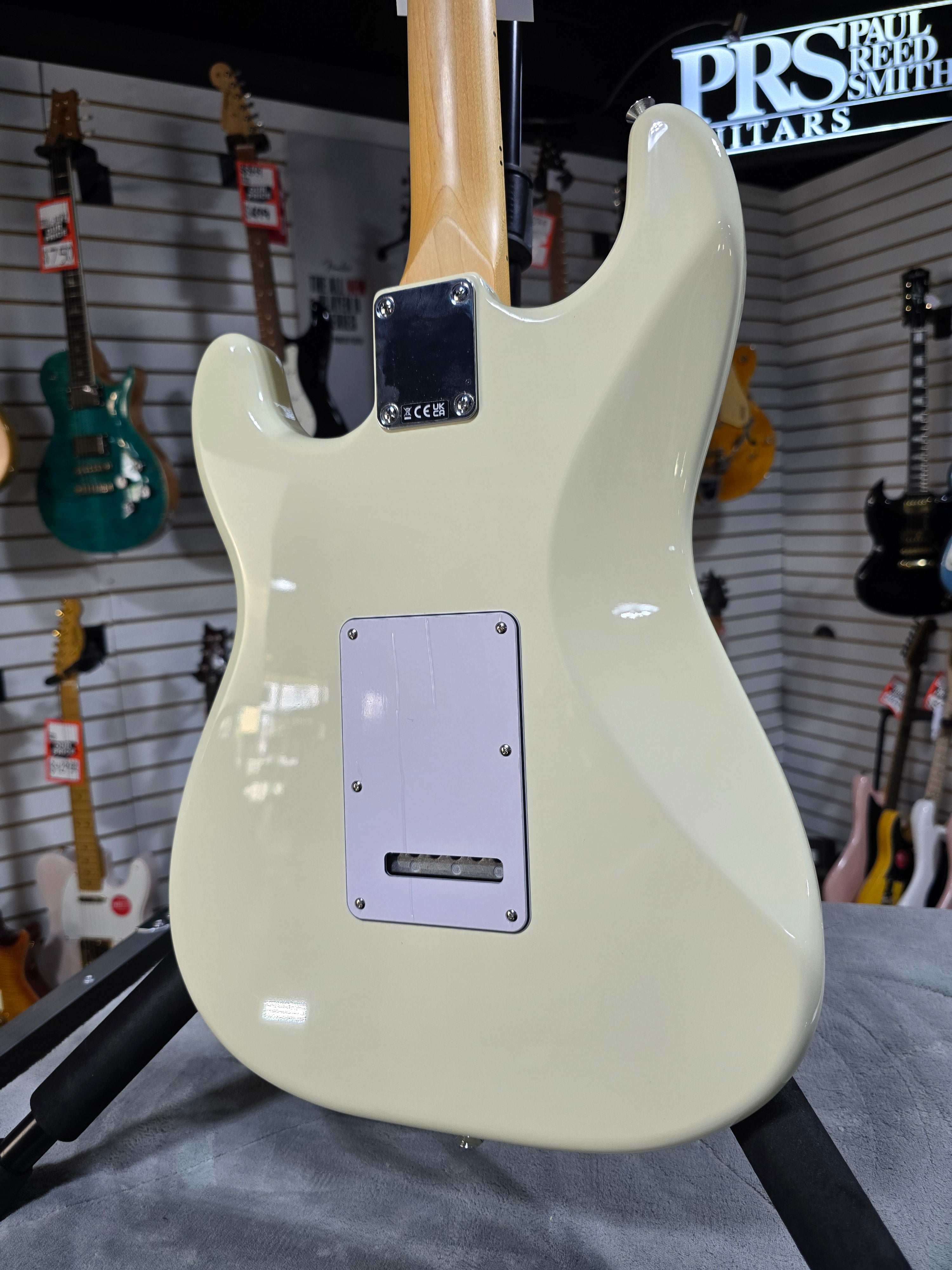 Fender Standard Stratocaster Electric Guitar - Olympic White & PLEK*D #384