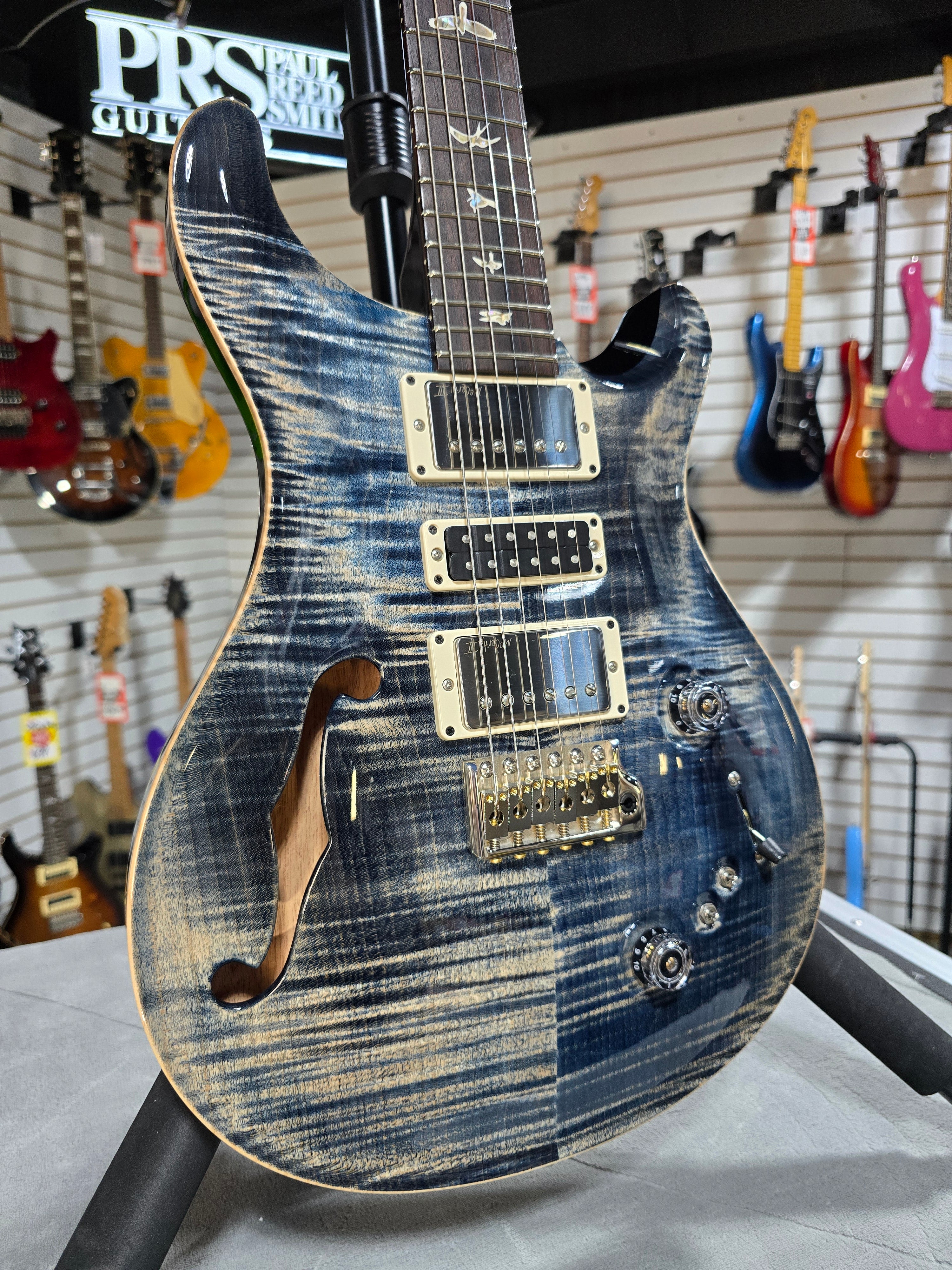PRS Special Semi-Hollow - Electric Guitar - Faded Whale Blue w/ OHSC & PLEK*D #787