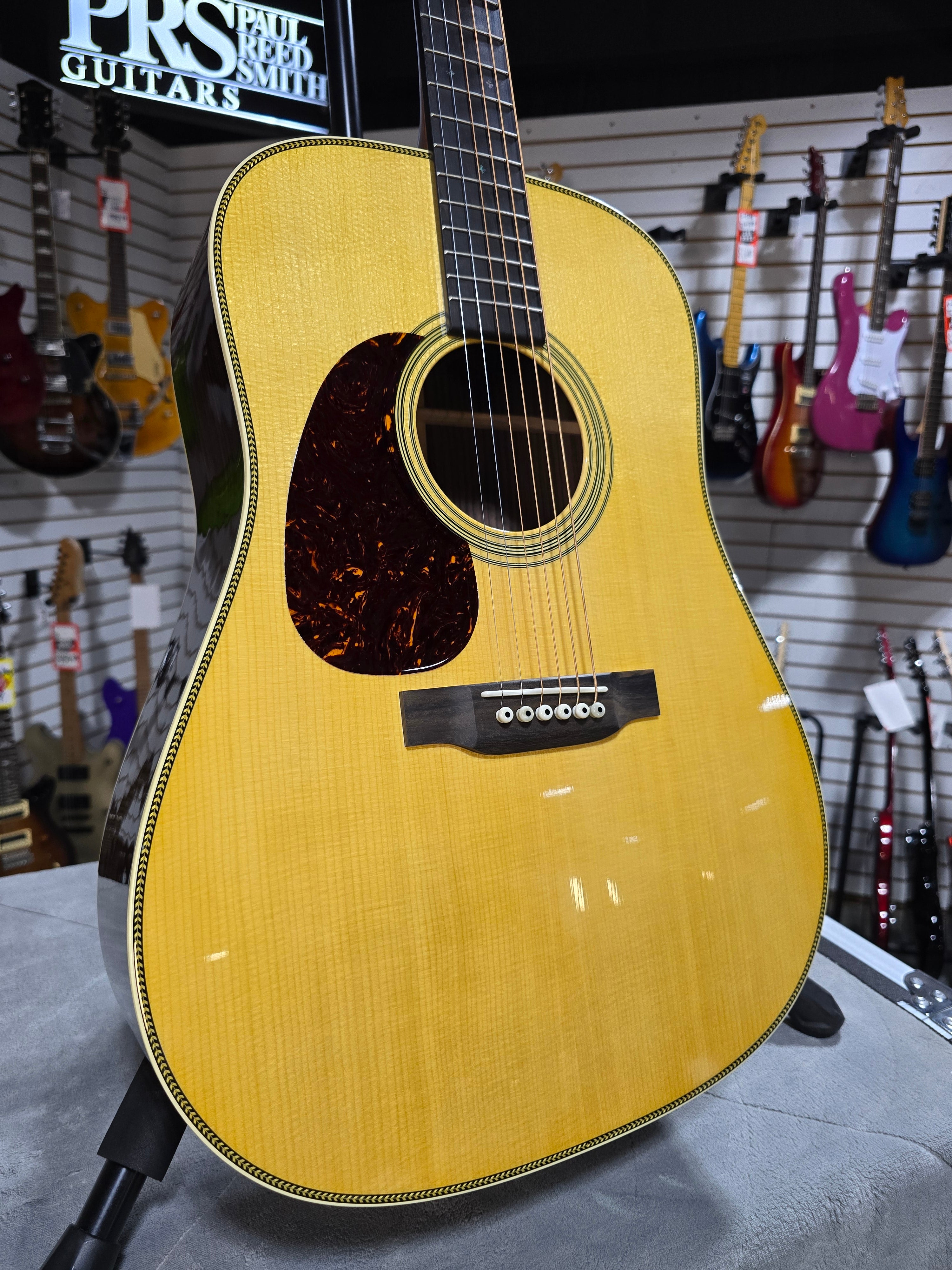 Martin Billy Strings Signature D-28 Left Handed Acoustic Guitar W/OHSC & PLEK*D #858