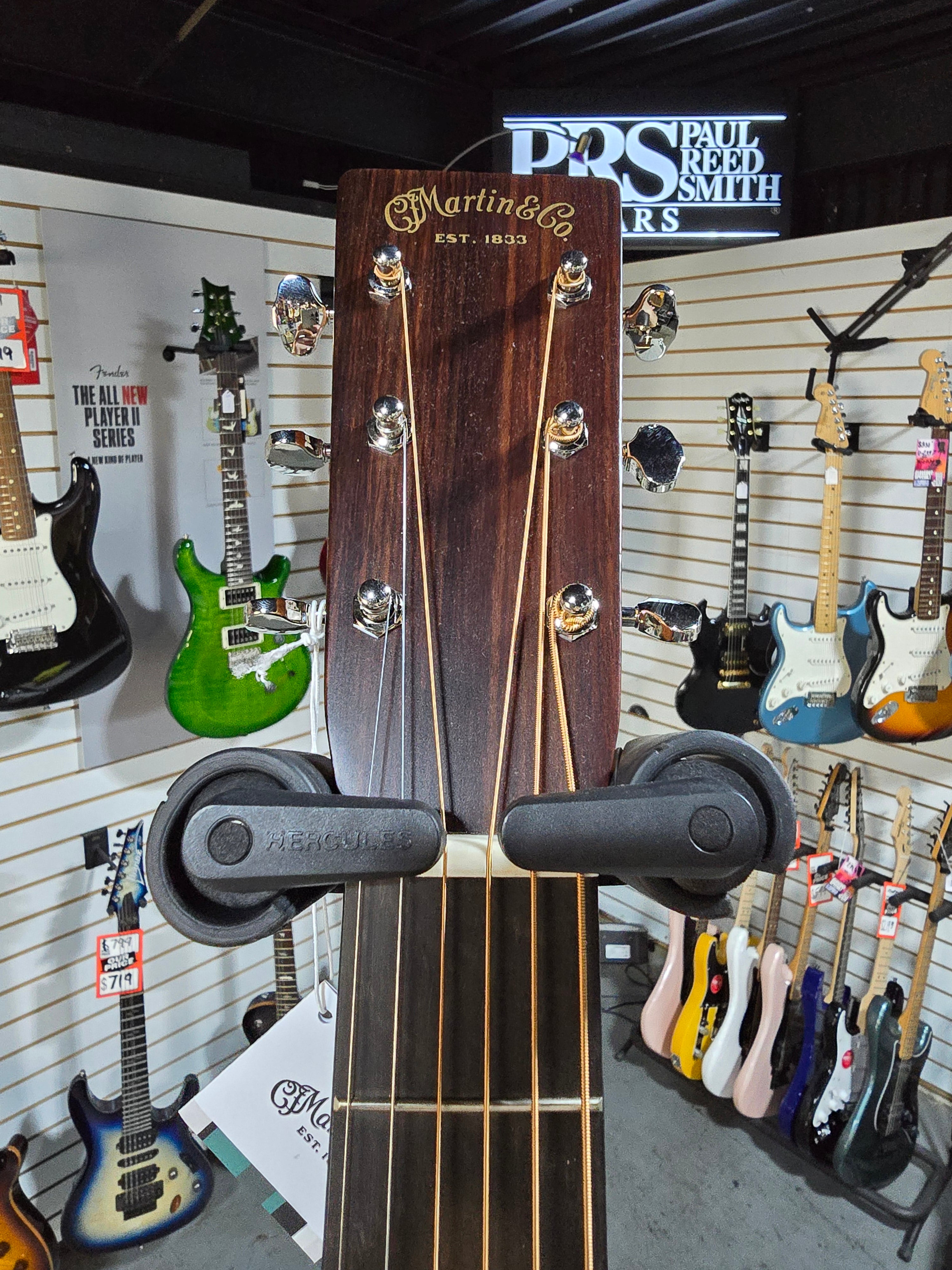 Martin Billy Strings Signature D-28 Left Handed Acoustic Guitar W/OHSC & PLEK*D #858