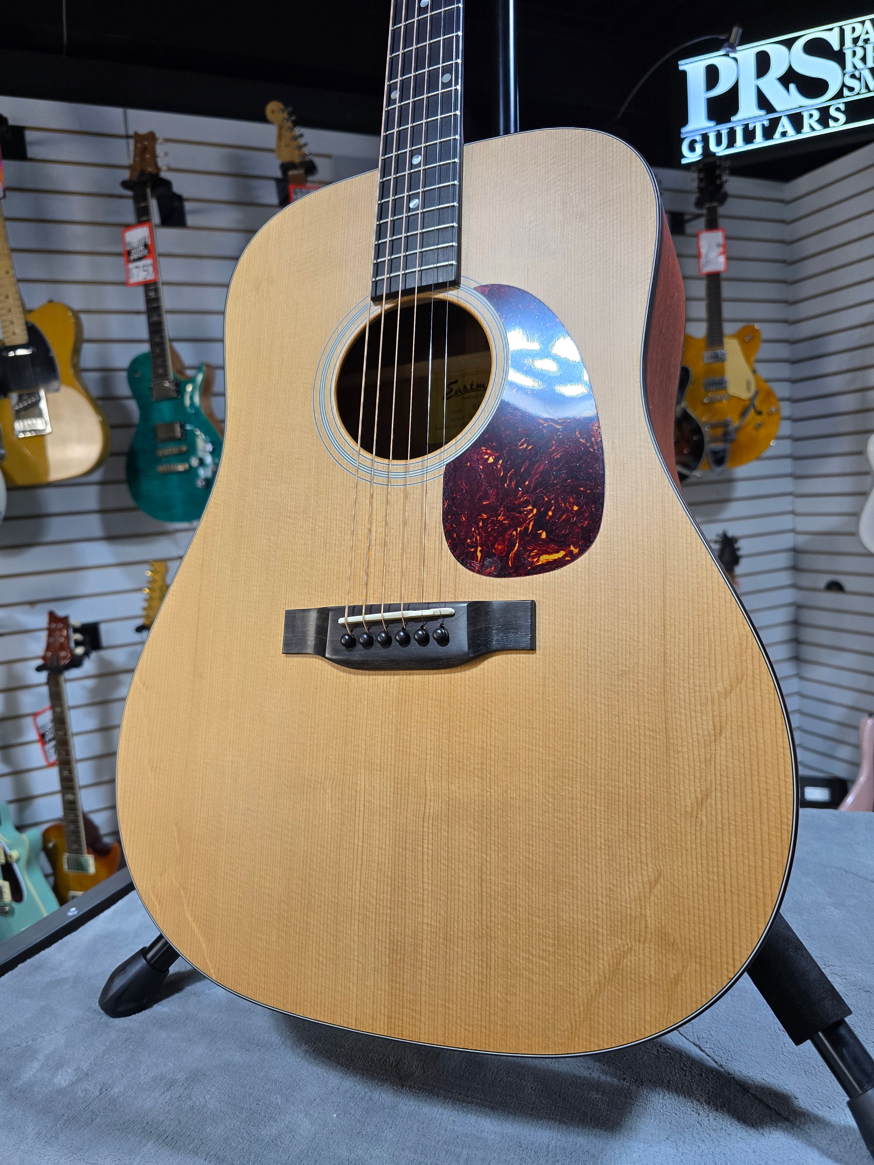 Eastman Guitars E1D Dreadnought Acoustic Guitar - Natural w/Gig Bag & PLEK*D #349