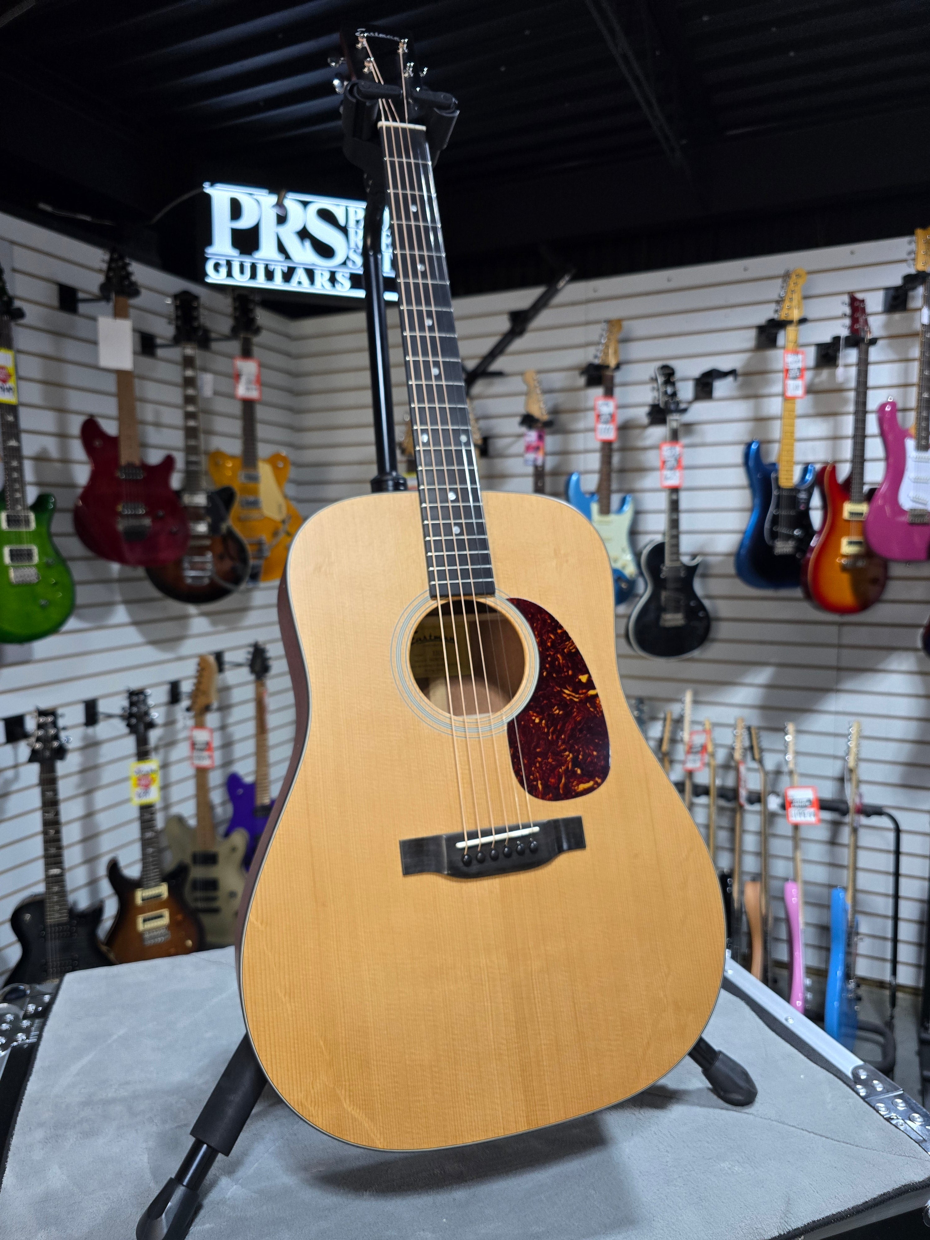 Eastman Guitars E1D Dreadnought Acoustic Guitar - Natural w/Gig Bag & PLEK*D #349