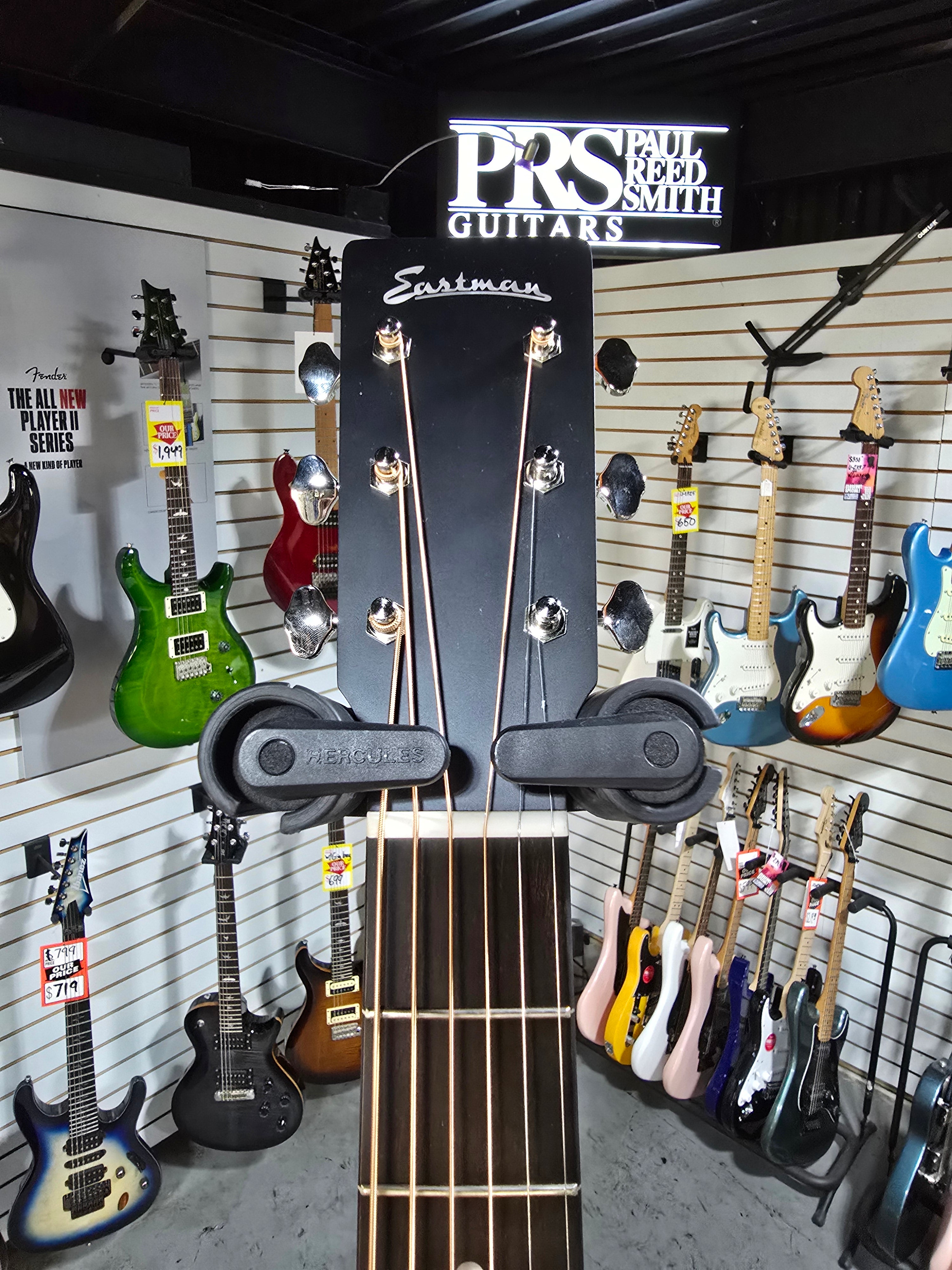 Eastman Guitars E1D Dreadnought Acoustic Guitar - Natural w/Gig Bag & PLEK*D #349