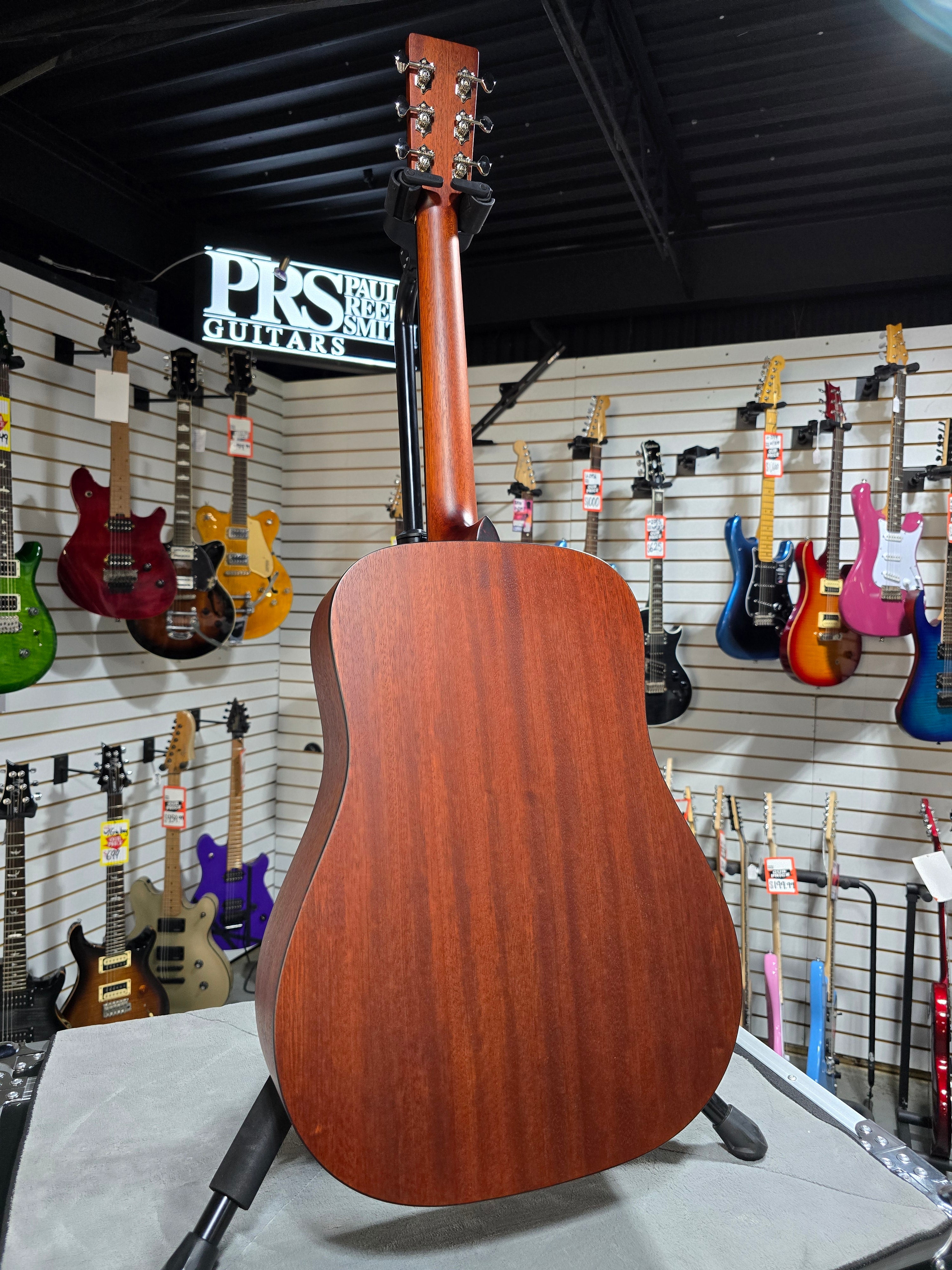 Eastman Guitars E1D Dreadnought Acoustic Guitar - Natural w/Gig Bag & PLEK*D #349