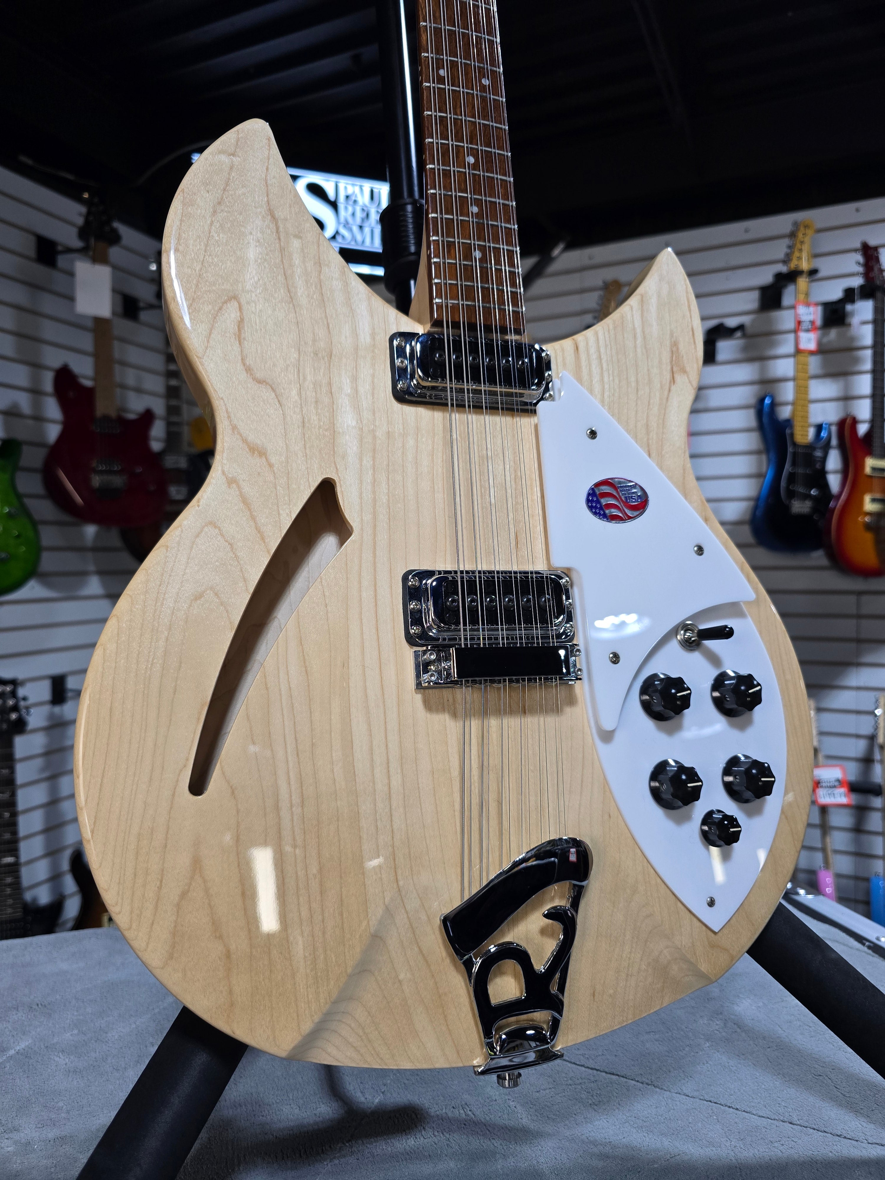 Rickenbacker 2024 330/12 Semi-Hollow Electric - Mapleglo W/OHSC #743