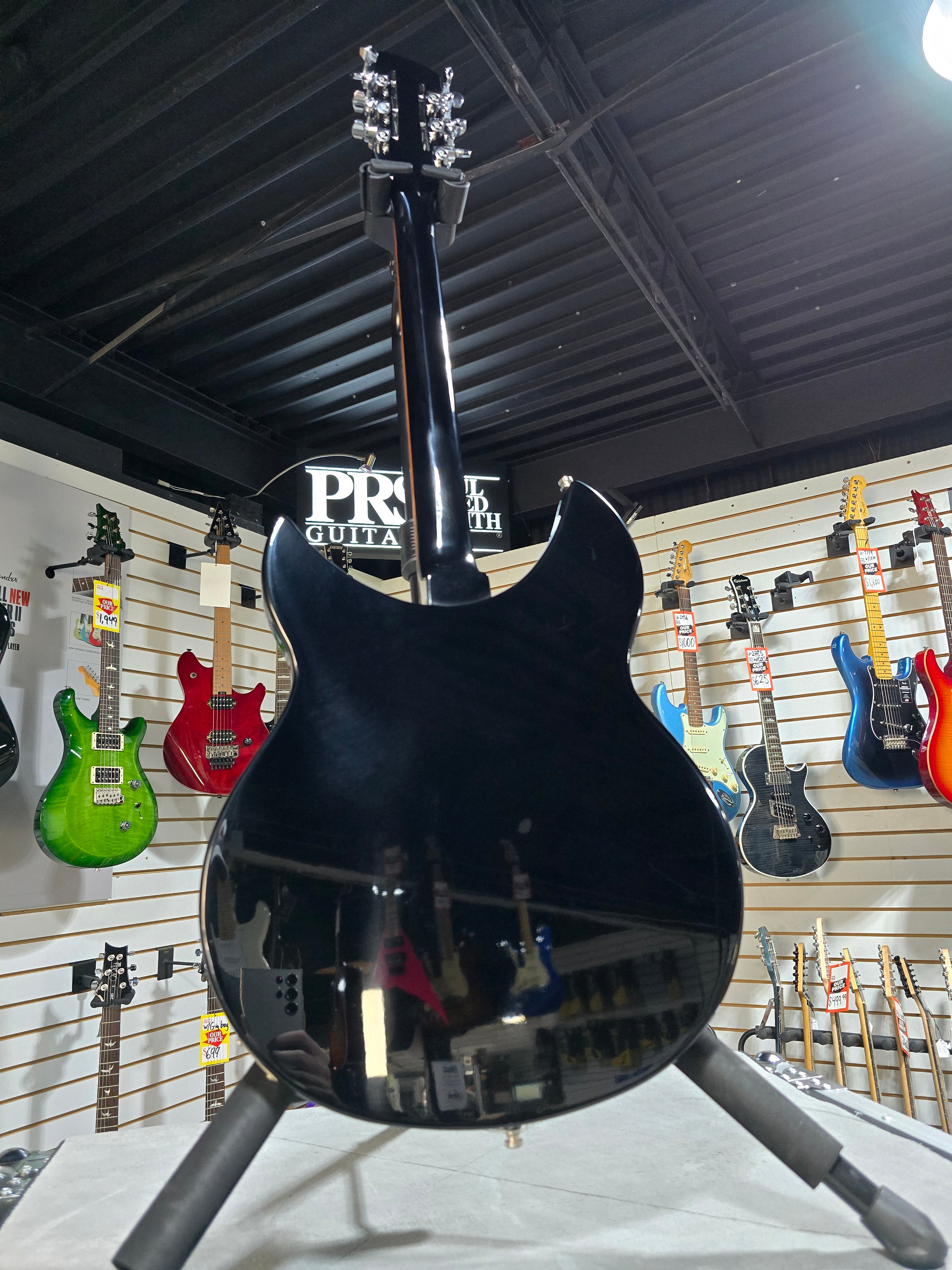 2024 Rickenbacker 330/12 Semi-Hollow Electric - Jetglo W/OHSC #744