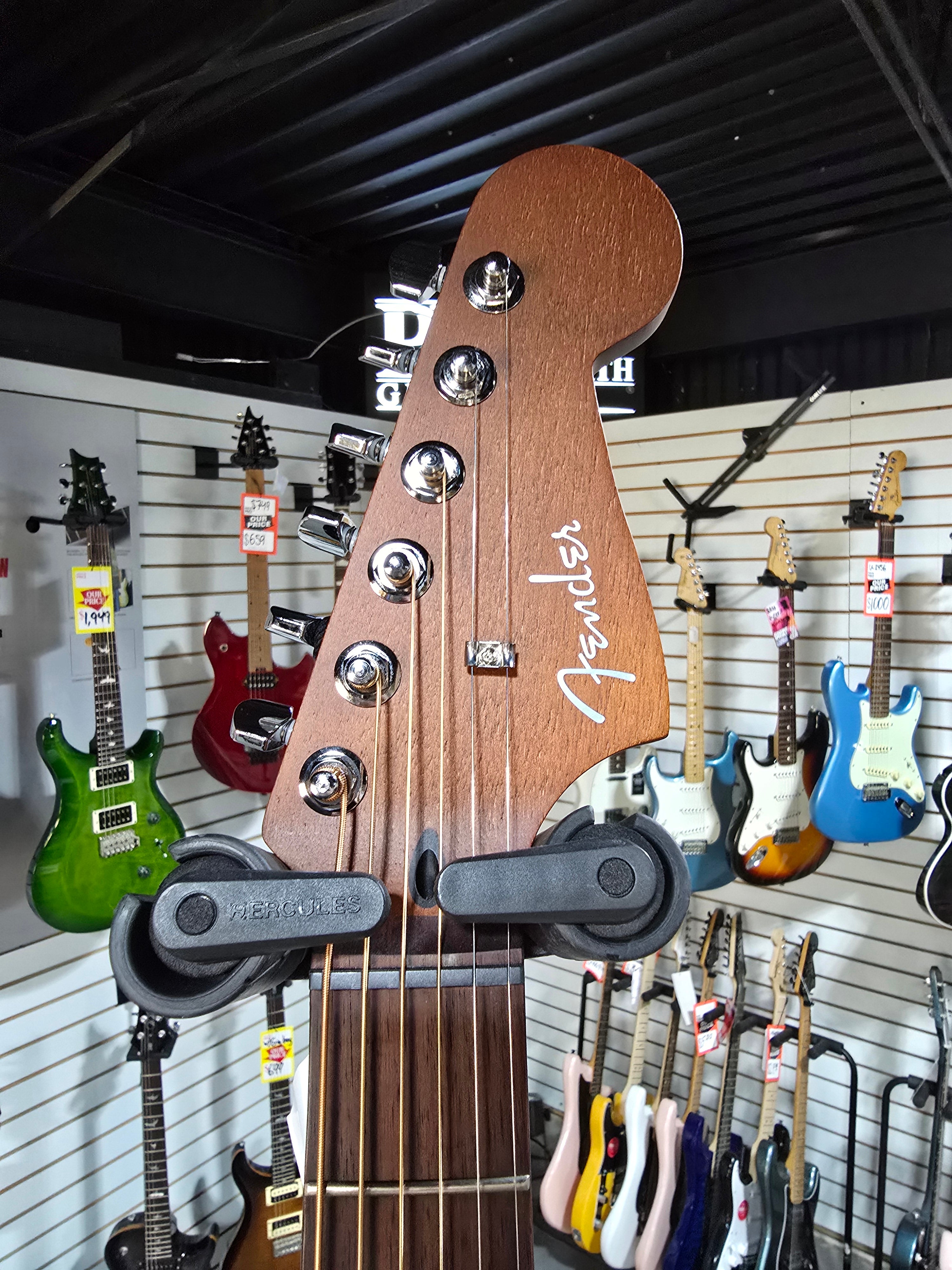 Fender Acoustasonic Standard Jazzmaster - Aged Natural W/ FREE Shipping & PLEK*D #467